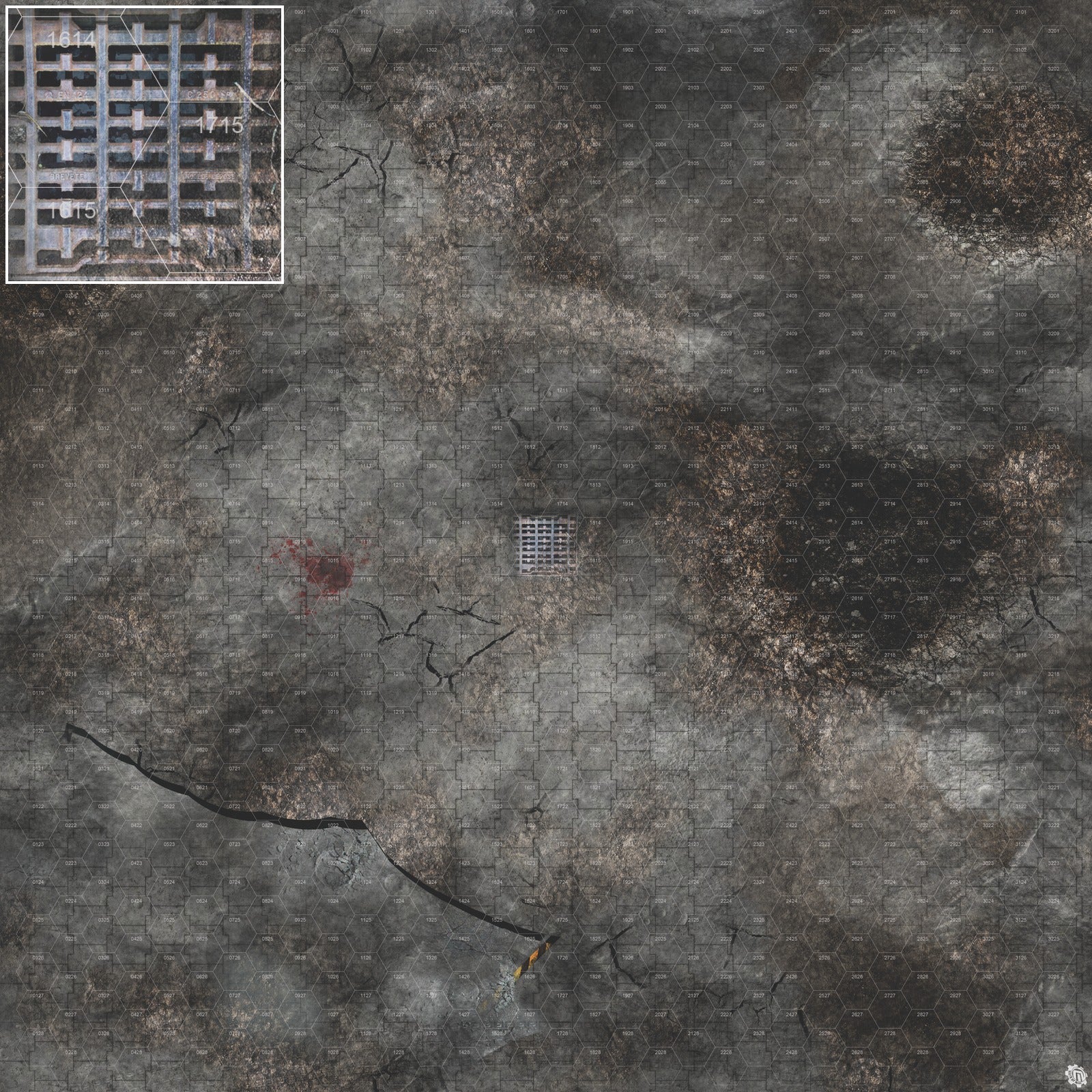 Mats by Mars: Urban Strike Tabletop Wargaming Play Mat