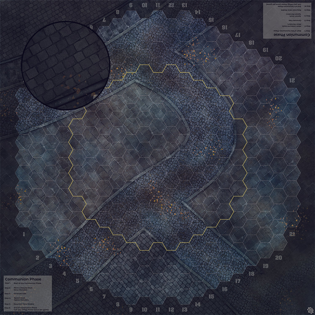 Mats by Mars: London Fog Tabletop Wargaming Play Mat