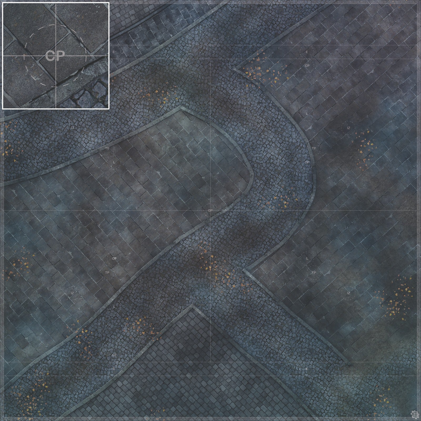 Mats by Mars: London Fog Tabletop Wargaming Play Mat