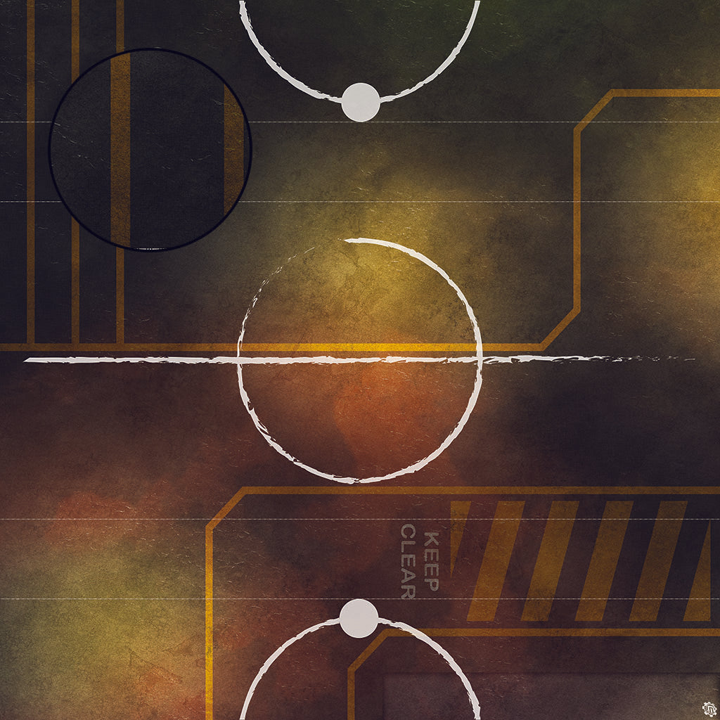 Mats by Mars: Restricted Zone Tabletop Wargaming Play Mat