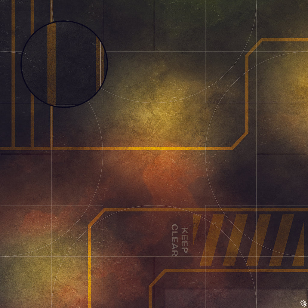 Mats by Mars: Restricted Zone Tabletop Wargaming Play Mat