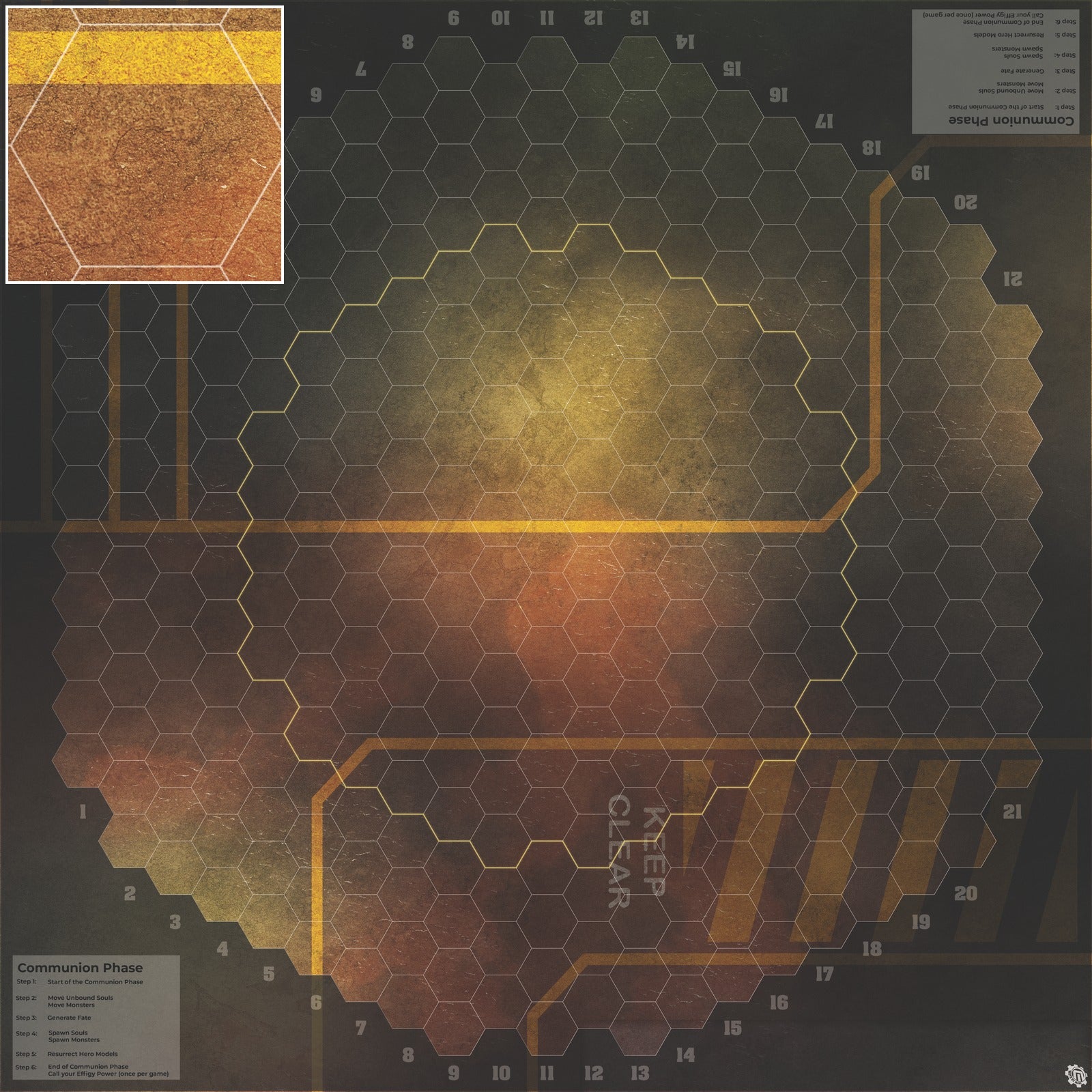 Mats by Mars: Restricted Zone Tabletop Wargaming Play Mat