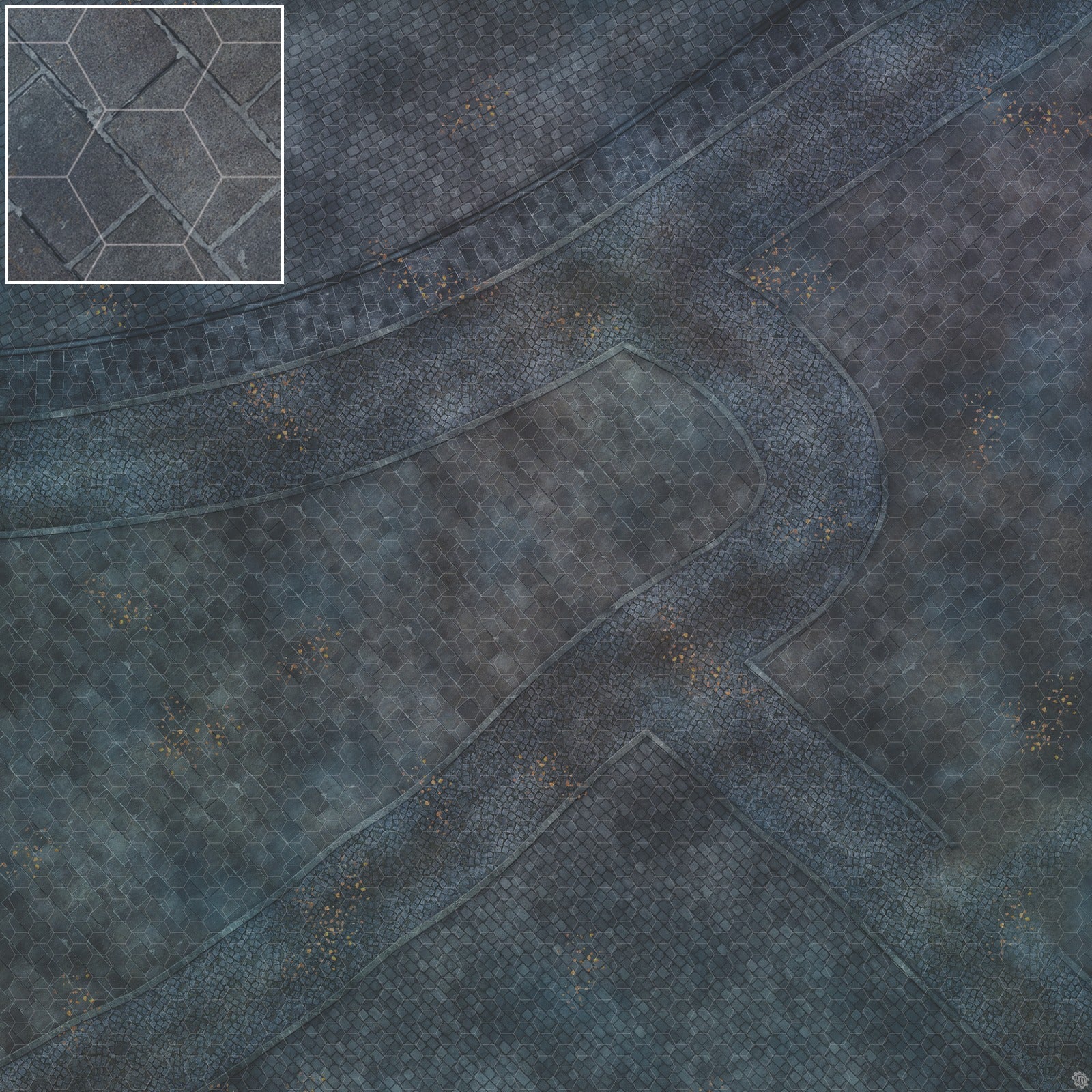 Mats by Mars: London Fog Tabletop Wargaming Play Mat
