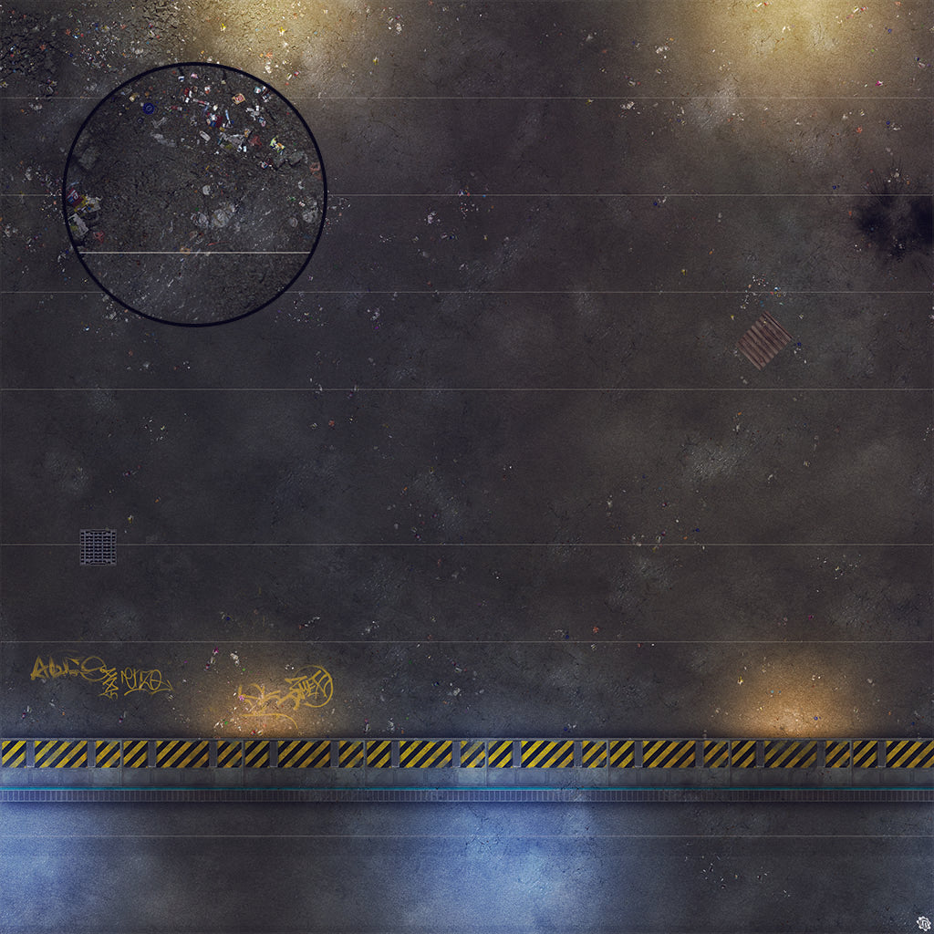 Mats by Mars: Loading Dock Lot Tabletop Wargaming Play Mat