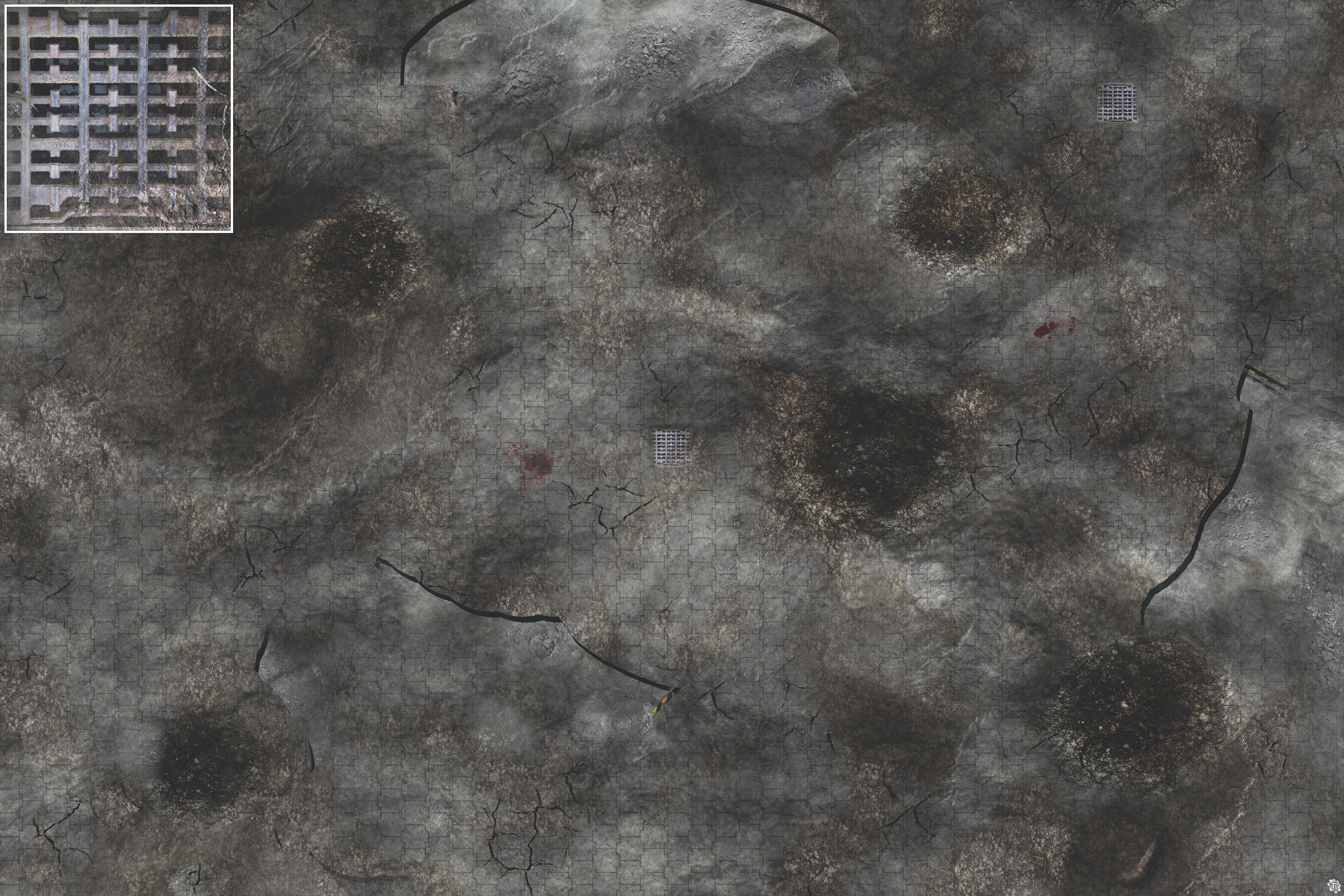 Mats by Mars: Urban Strike Tabletop Wargaming Play Mat