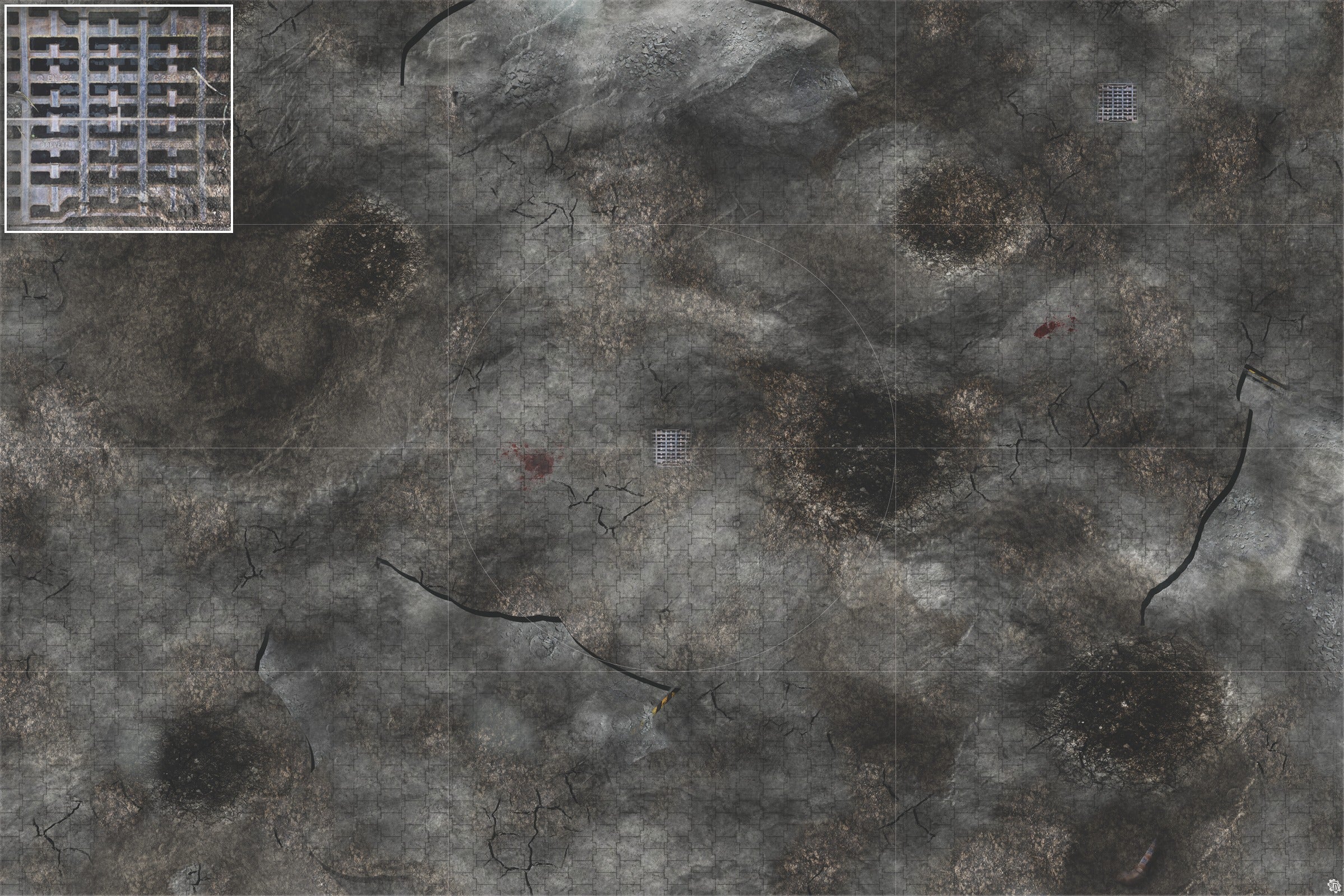 Mats by Mars: Urban Strike Tabletop Wargaming Play Mat