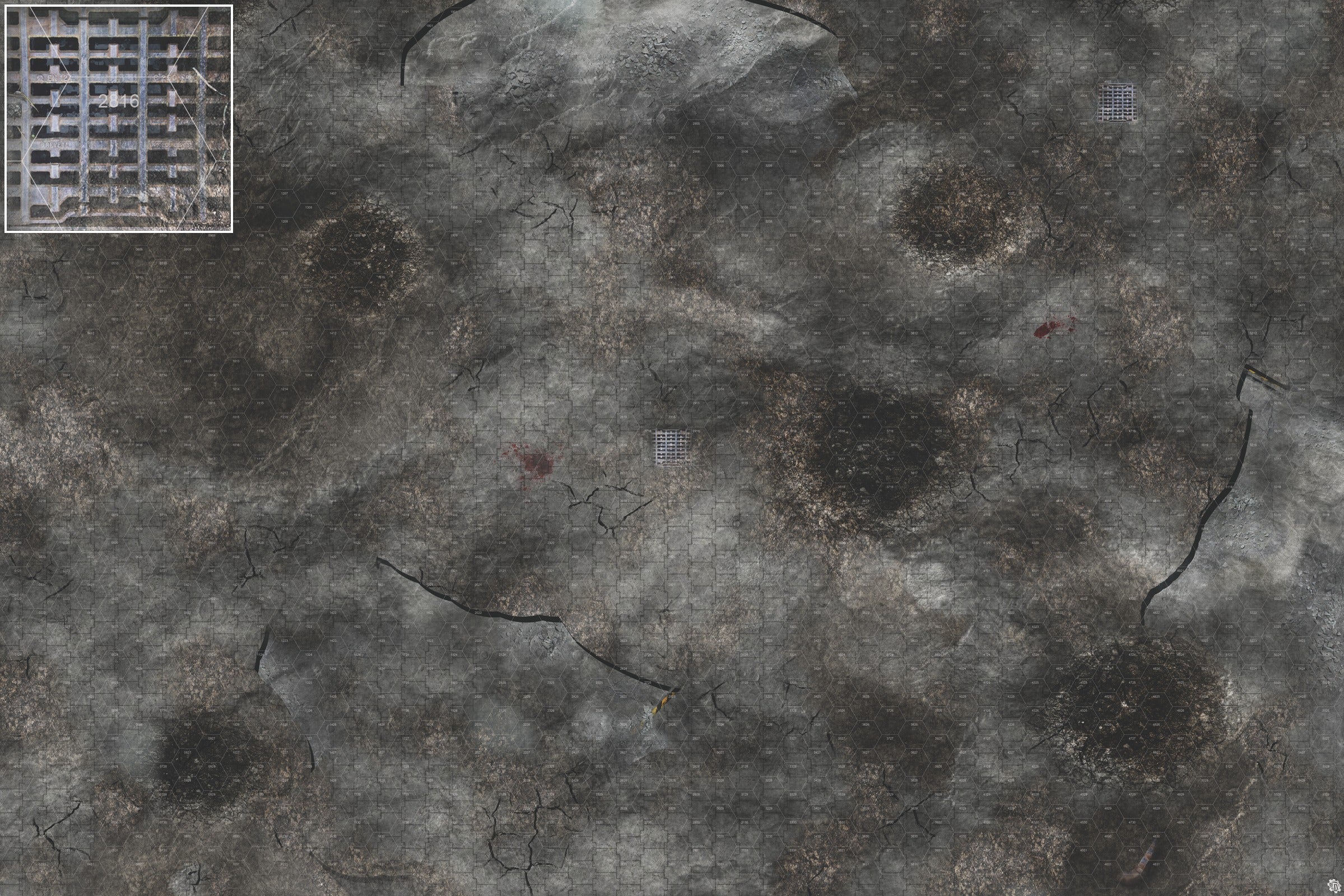 Mats by Mars: Urban Strike Tabletop Wargaming Play Mat