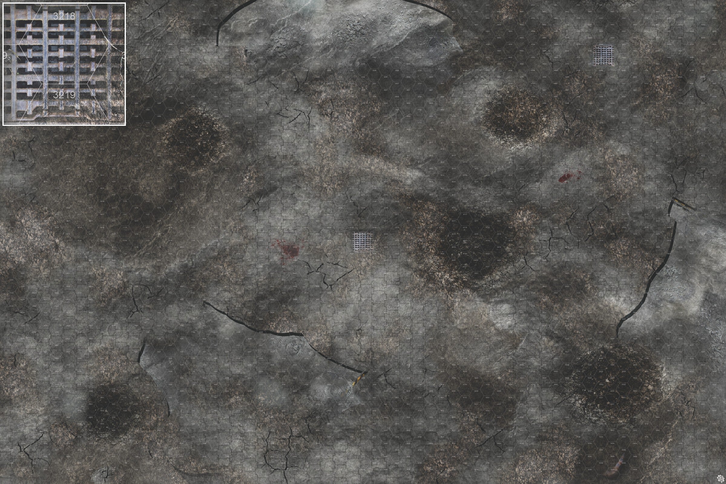 Mats by Mars: Urban Strike Tabletop Wargaming Play Mat