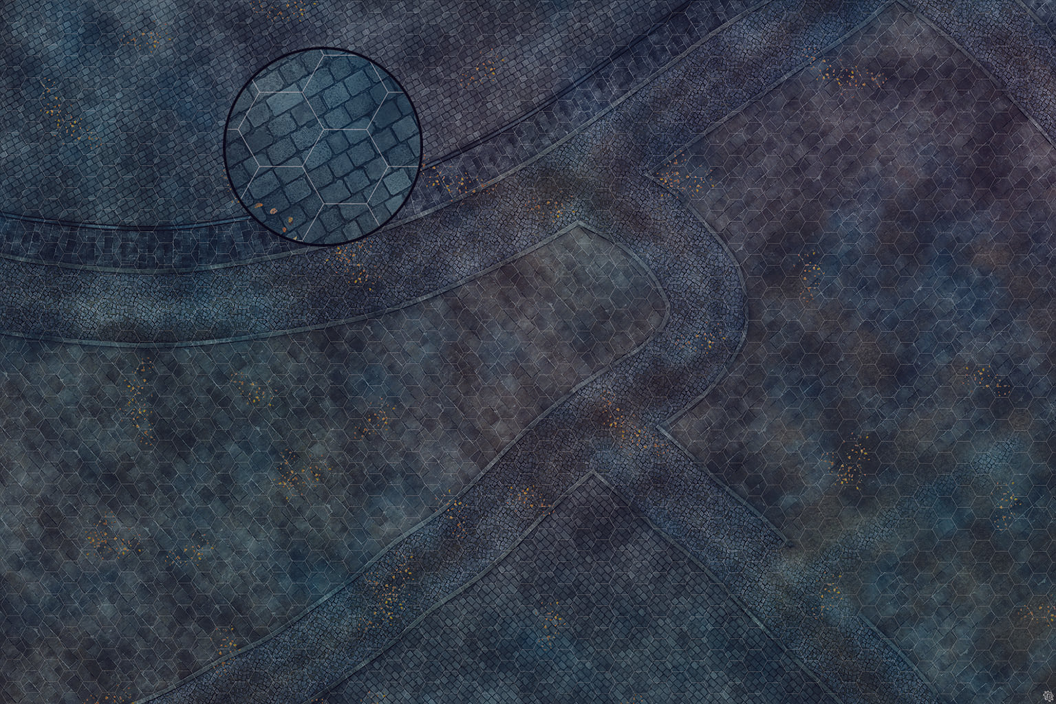 Mats by Mars: London Fog Tabletop Wargaming Play Mat