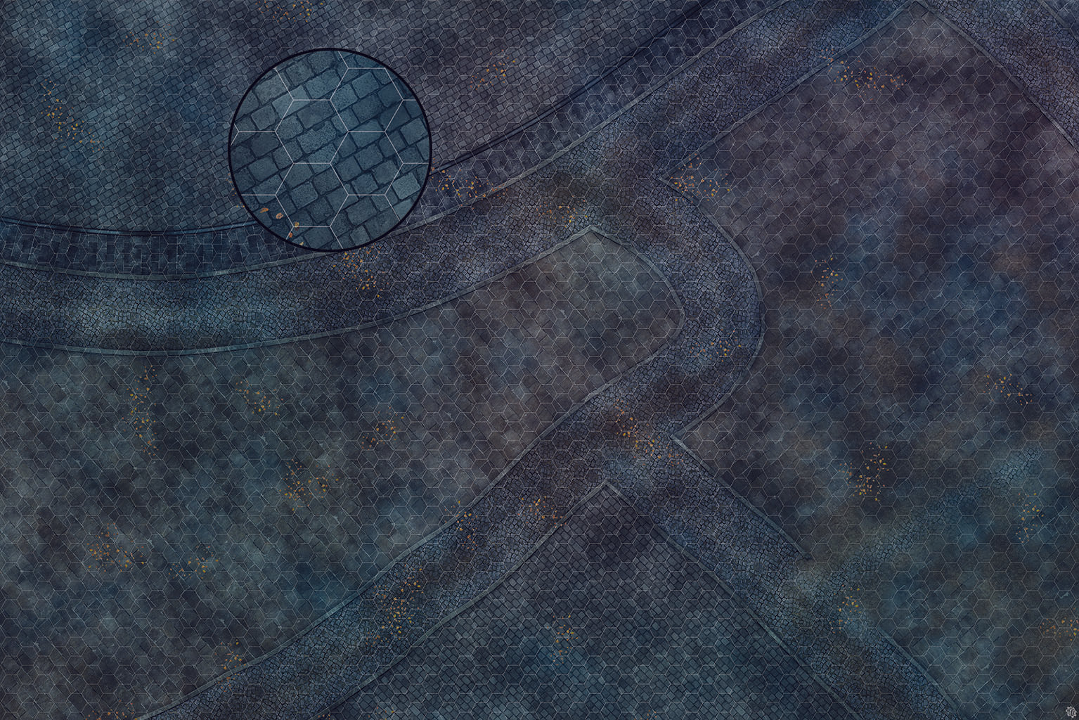 Mats by Mars: London Fog Tabletop Wargaming Play Mat