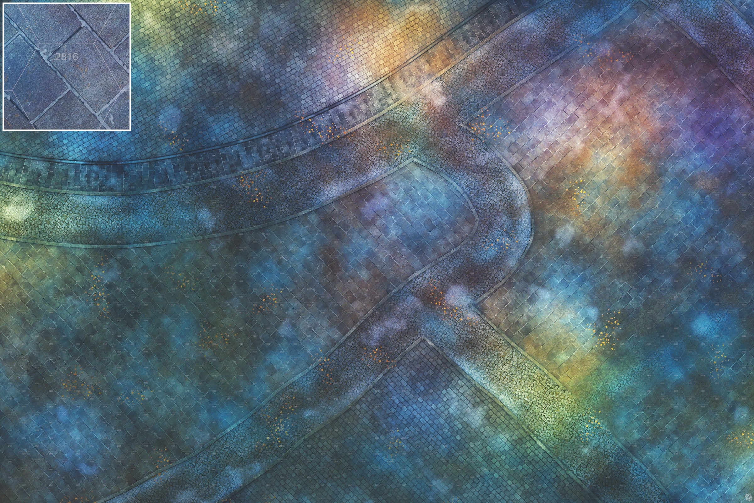 Mats by Mars: London Magic Tabletop Wargaming Play Mat