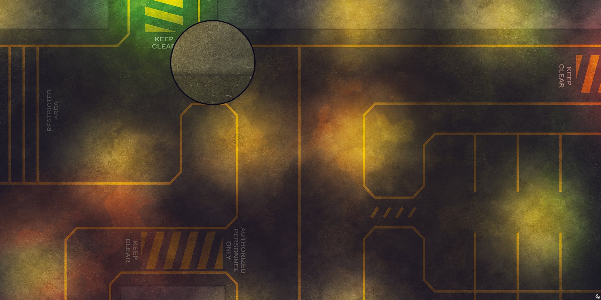 Mats by Mars: Restricted Zone Tabletop Wargaming Play Mat