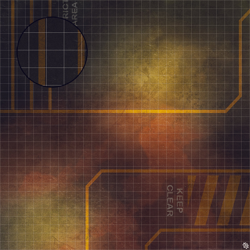 Mats by Mars: Restricted Zone Tabletop Wargaming Play Mat