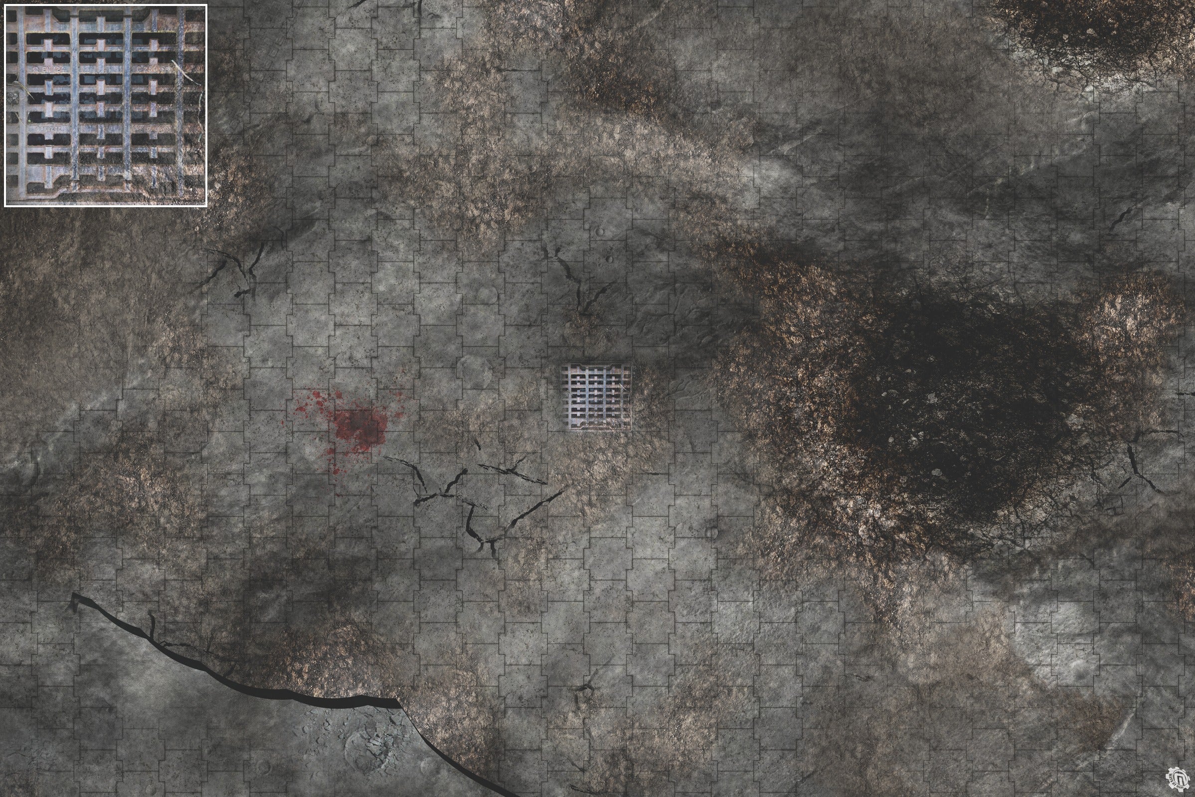 Mats by Mars: Urban Strike Tabletop Wargaming Play Mat