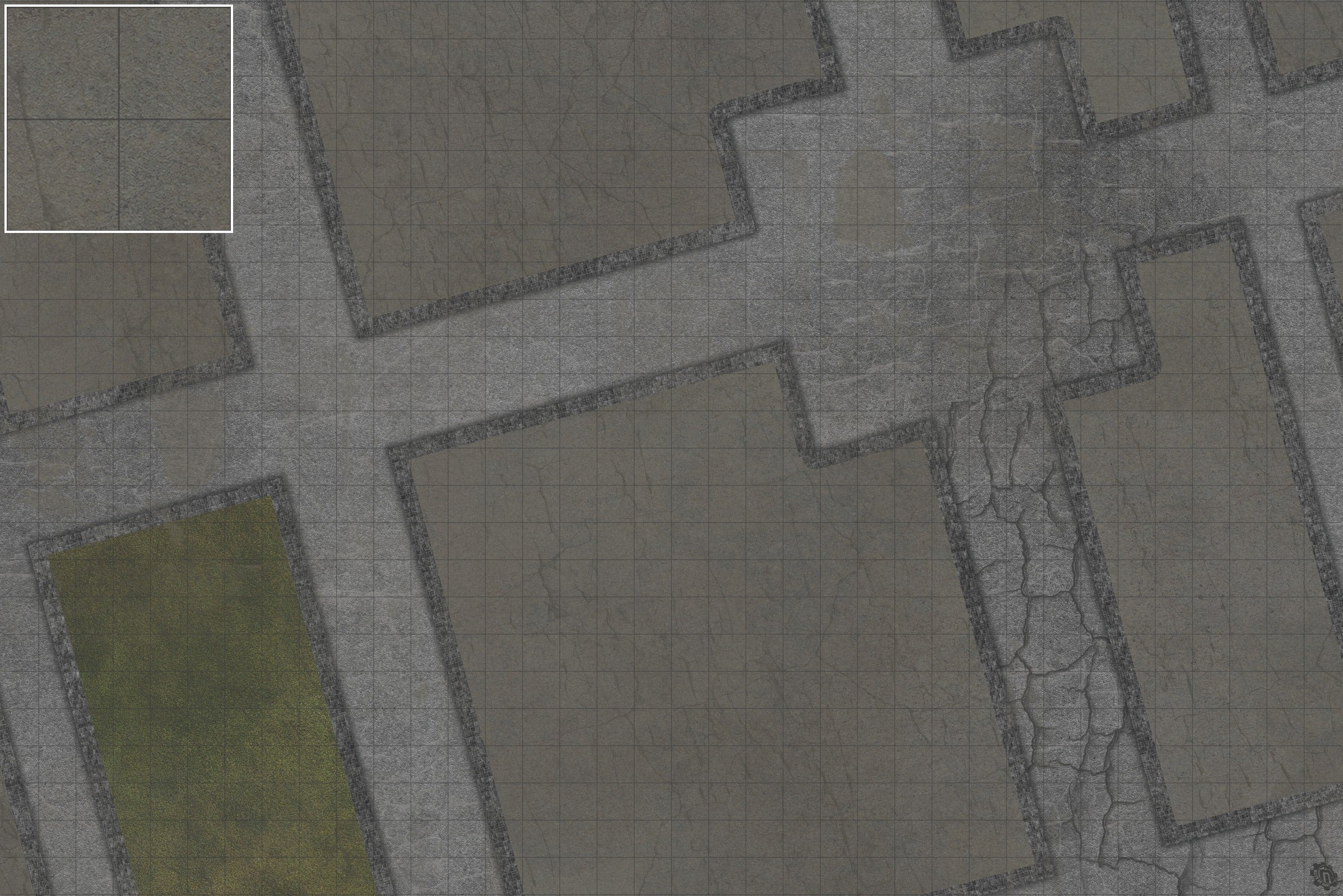 Streets of Conflict 8mm scale Tabletop Wargaming Play Mat