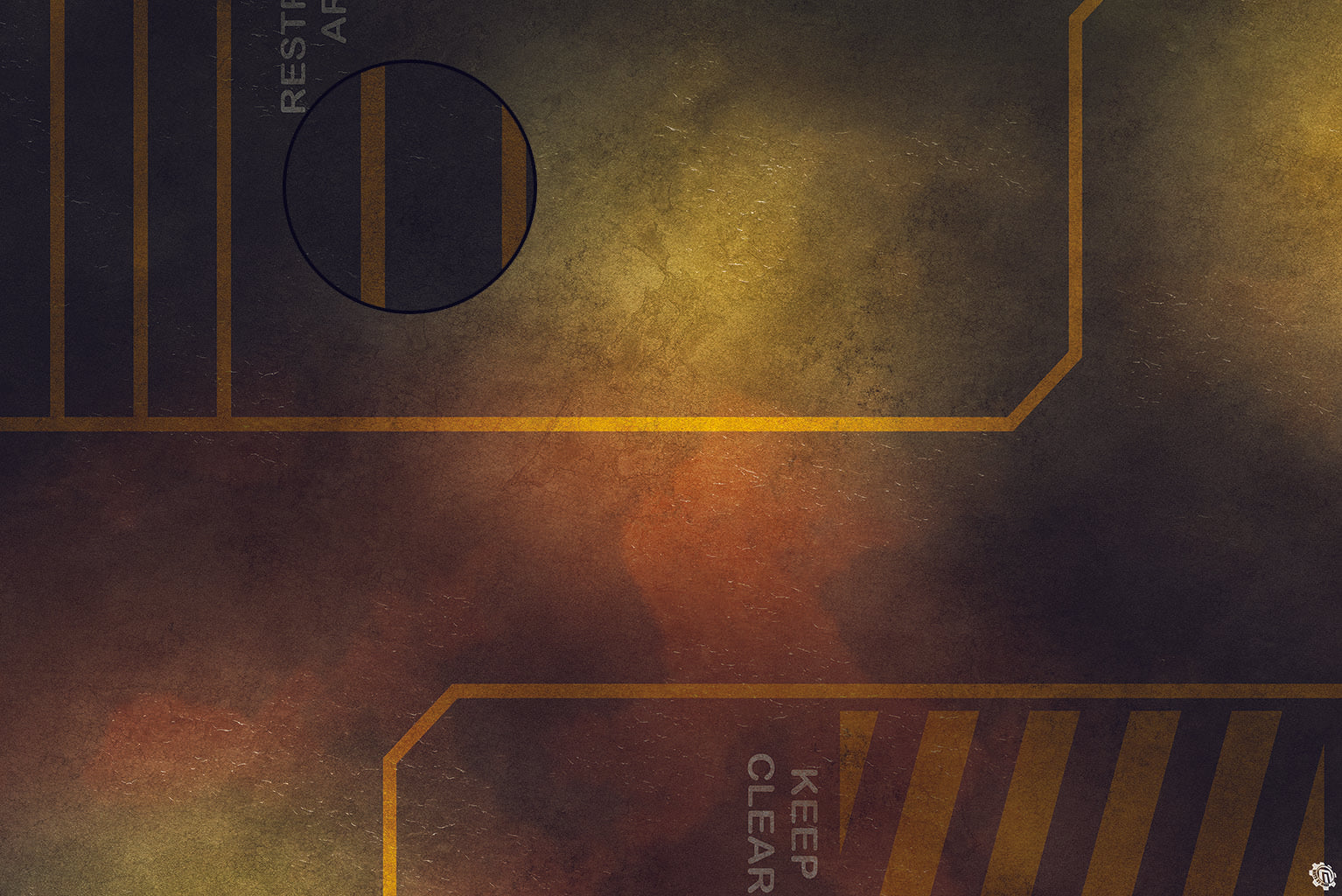 Mats by Mars: Restricted Zone Tabletop Wargaming Play Mat