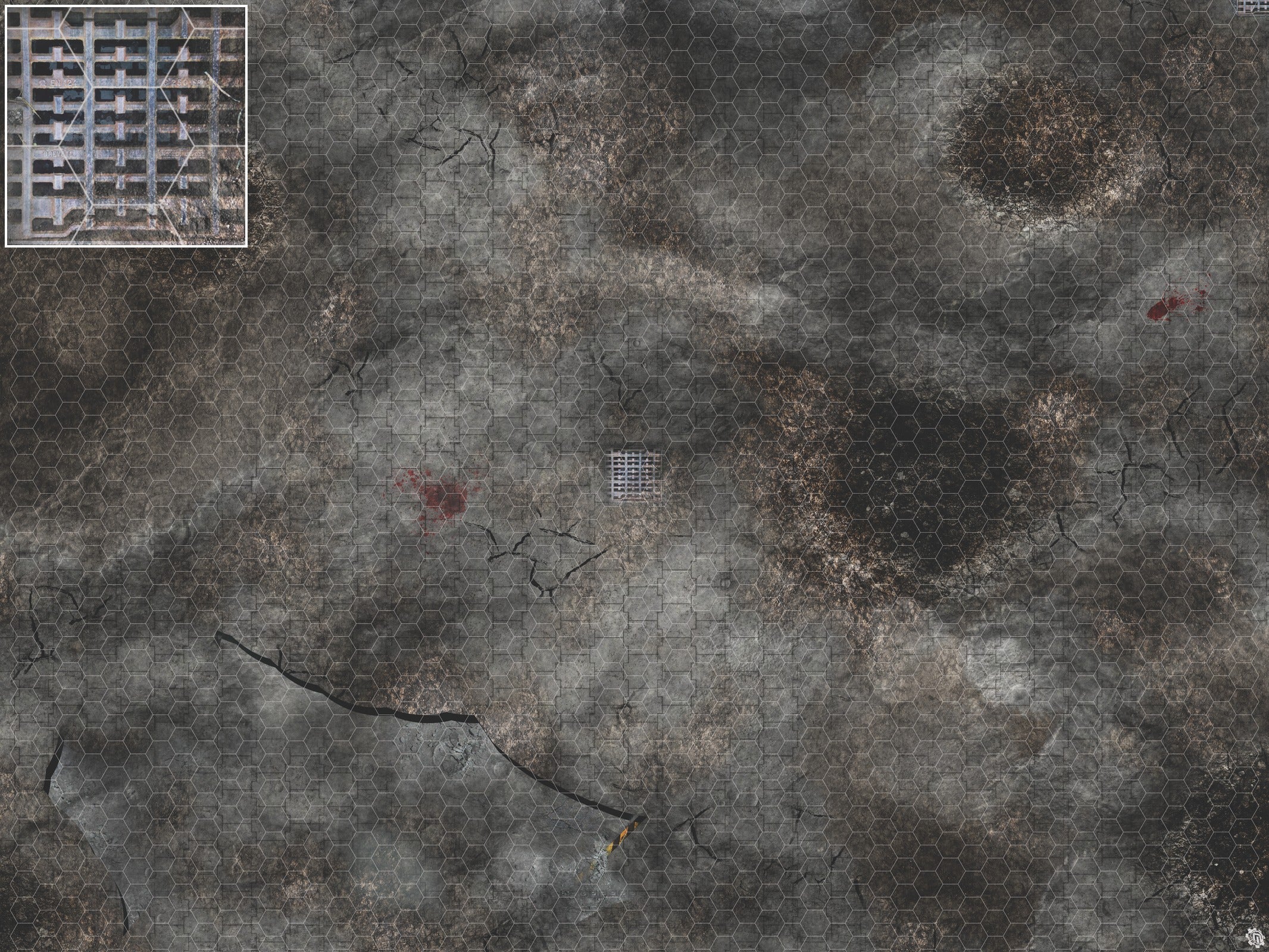 Mats by Mars: Urban Strike Tabletop Wargaming Play Mat