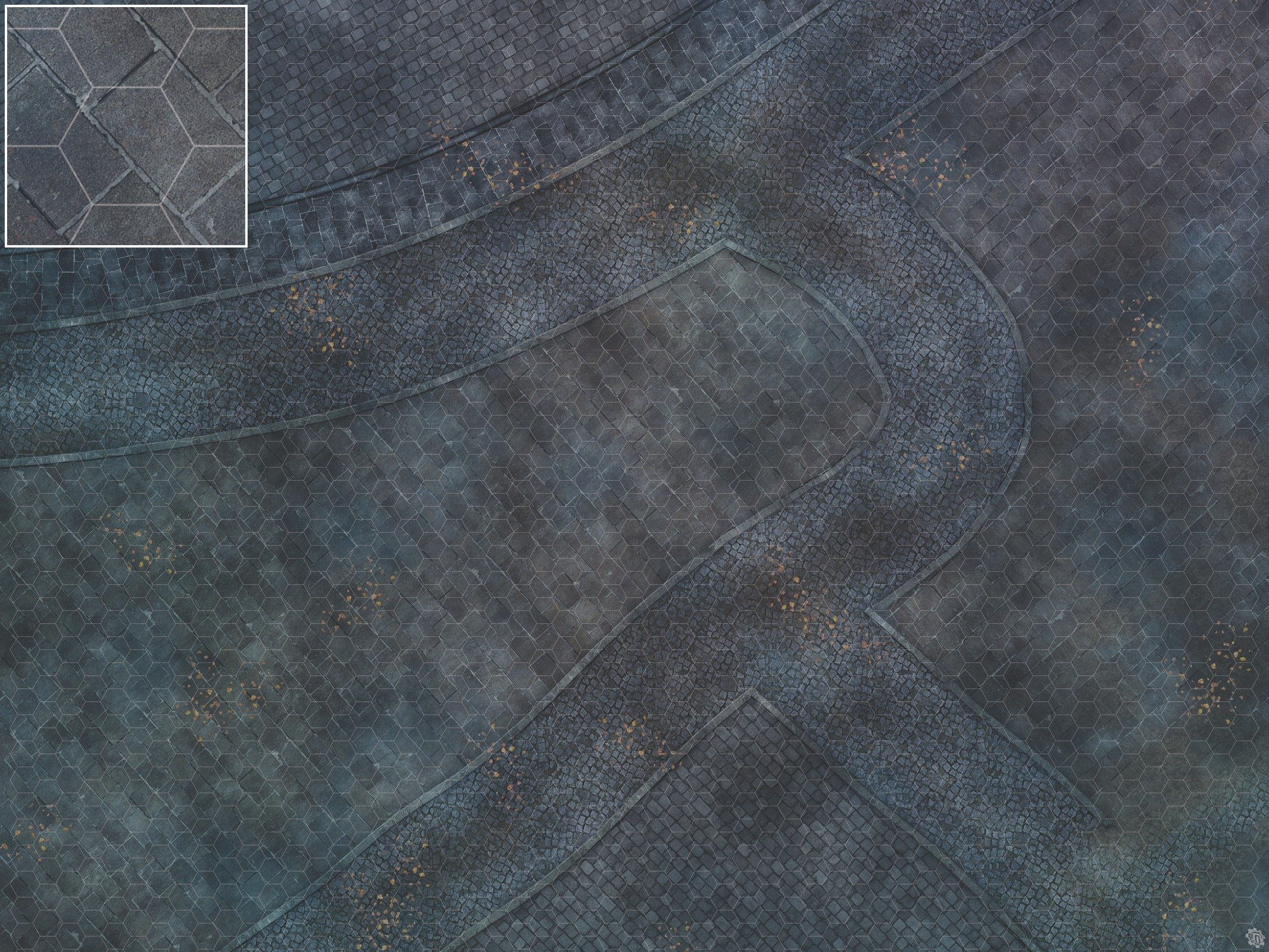 Mats by Mars: London Fog Tabletop Wargaming Play Mat