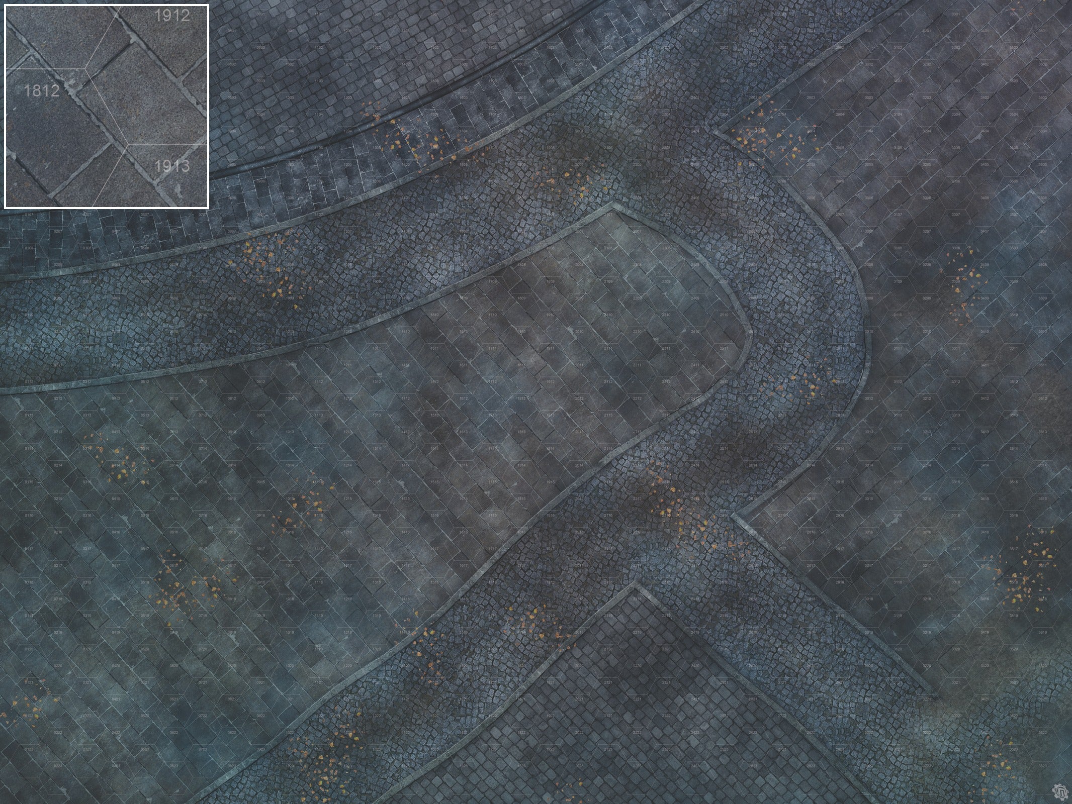 Mats by Mars: London Fog Tabletop Wargaming Play Mat