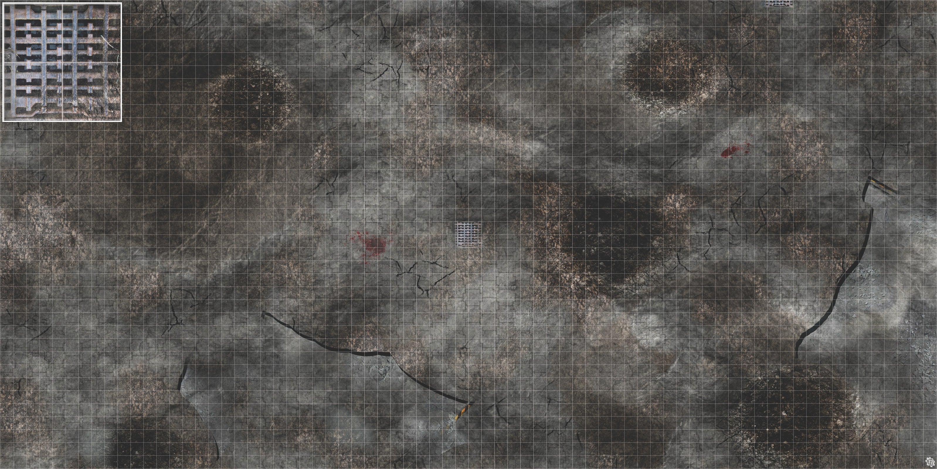 Mats by Mars: Urban Strike Tabletop Wargaming Play Mat