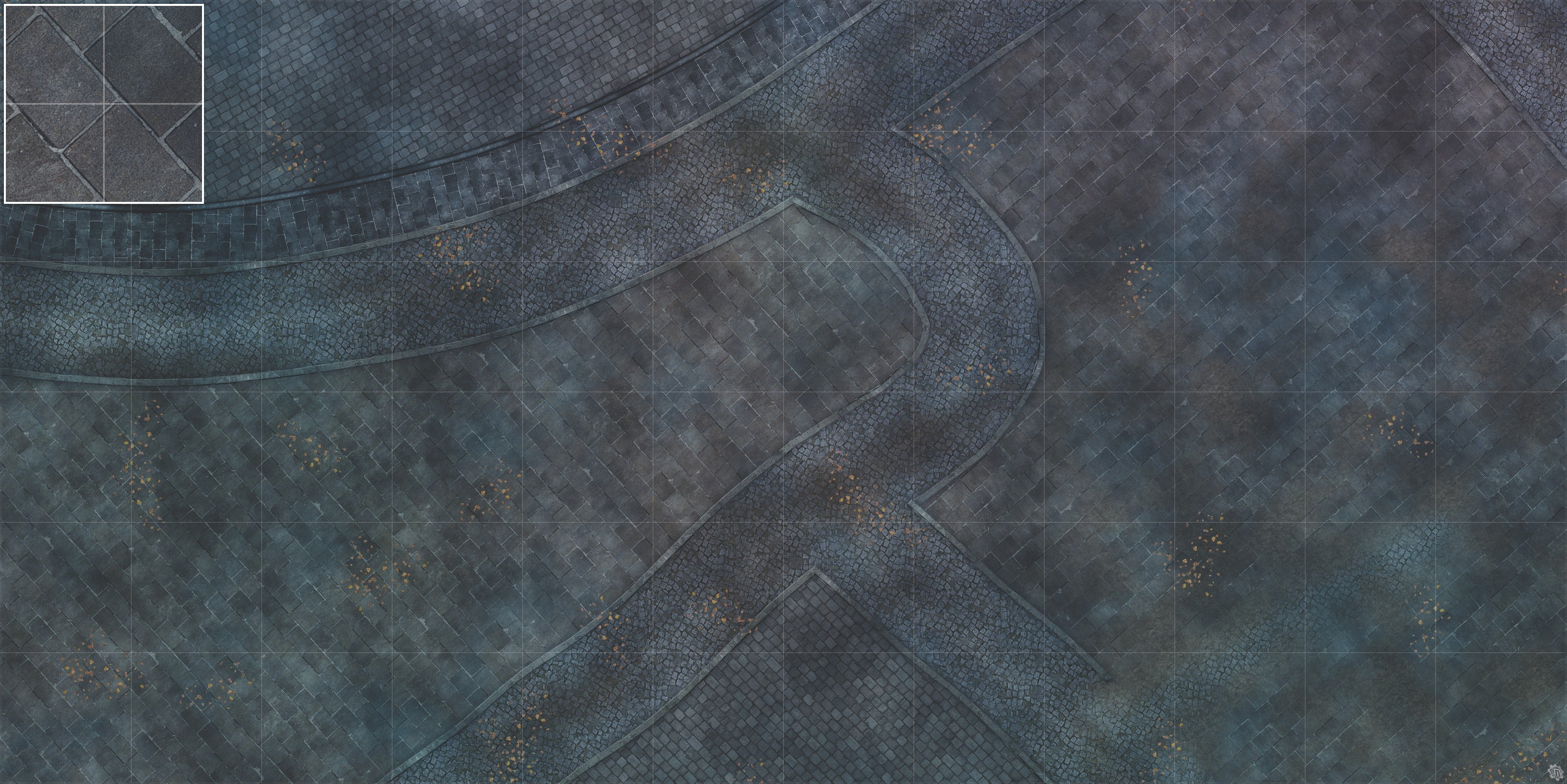Mats by Mars: London Fog Tabletop Wargaming Play Mat
