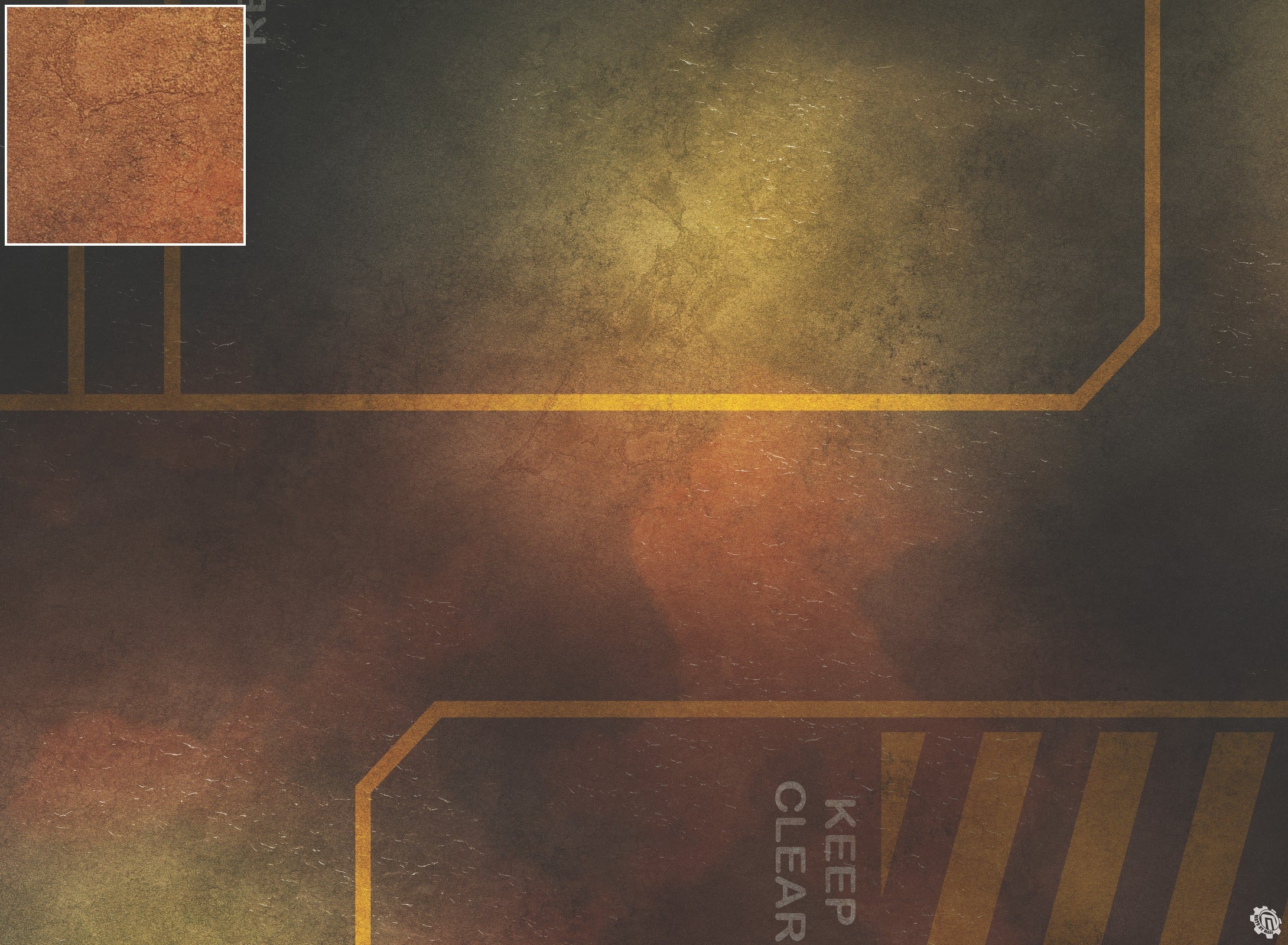 Mats by Mars: Restricted Zone Tabletop Wargaming Play Mat