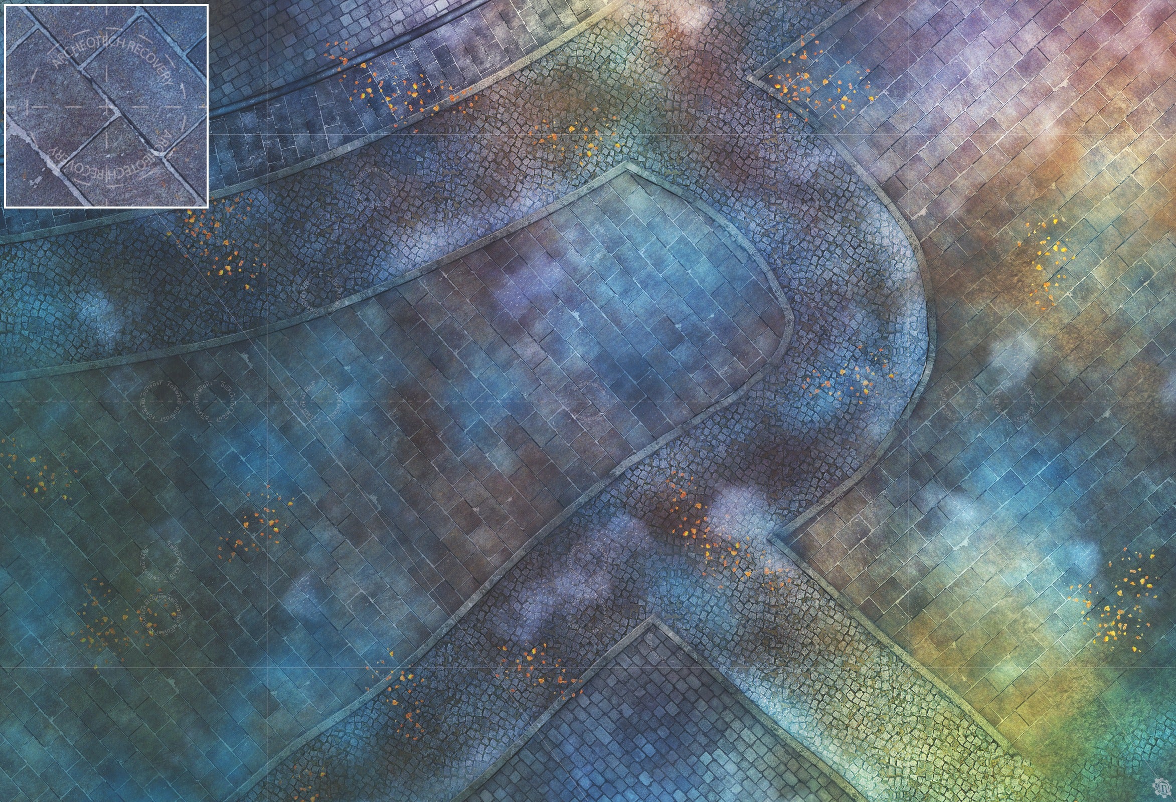 Mats by Mars: London Magic Tabletop Wargaming Play Mat