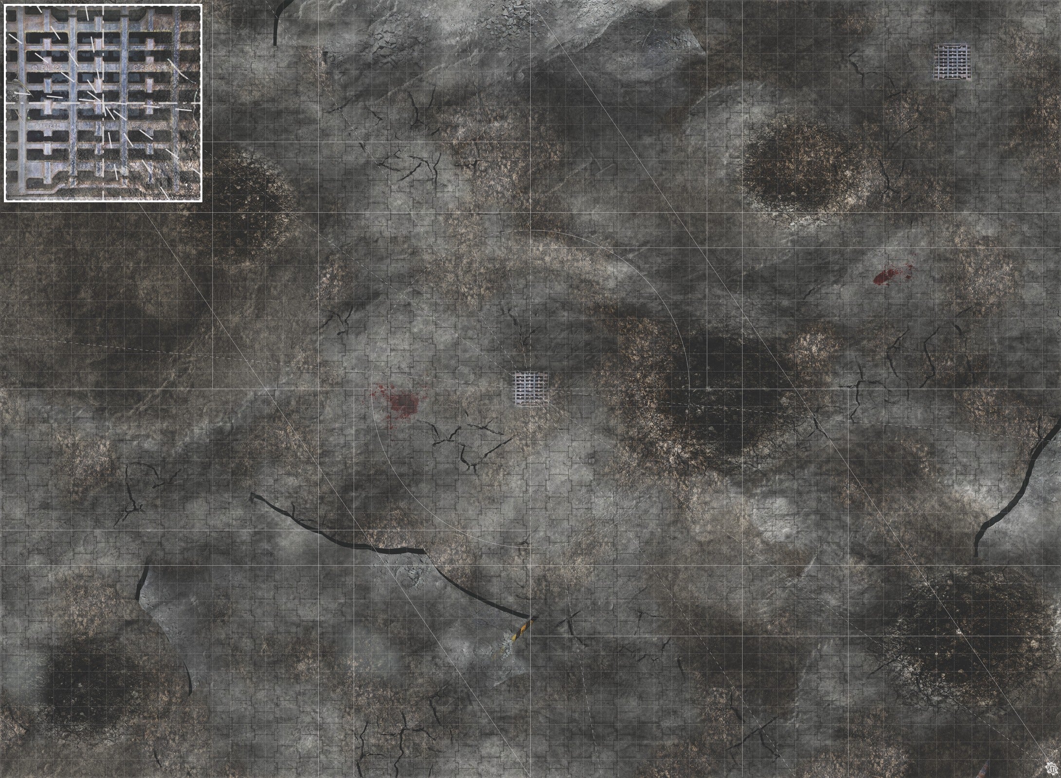 Mats by Mars: Urban Strike Tabletop Wargaming Play Mat