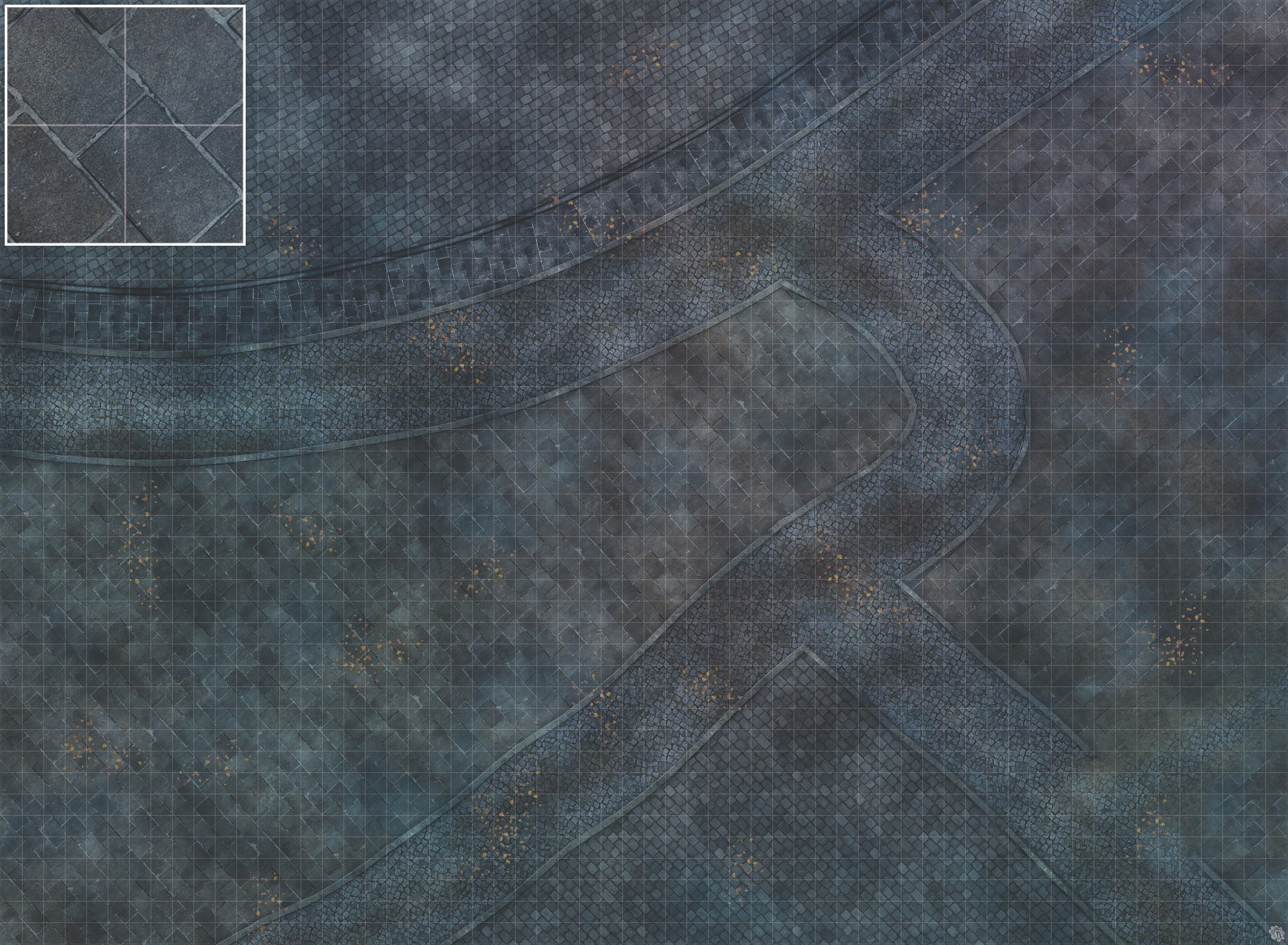 Mats by Mars: London Fog Tabletop Wargaming Play Mat