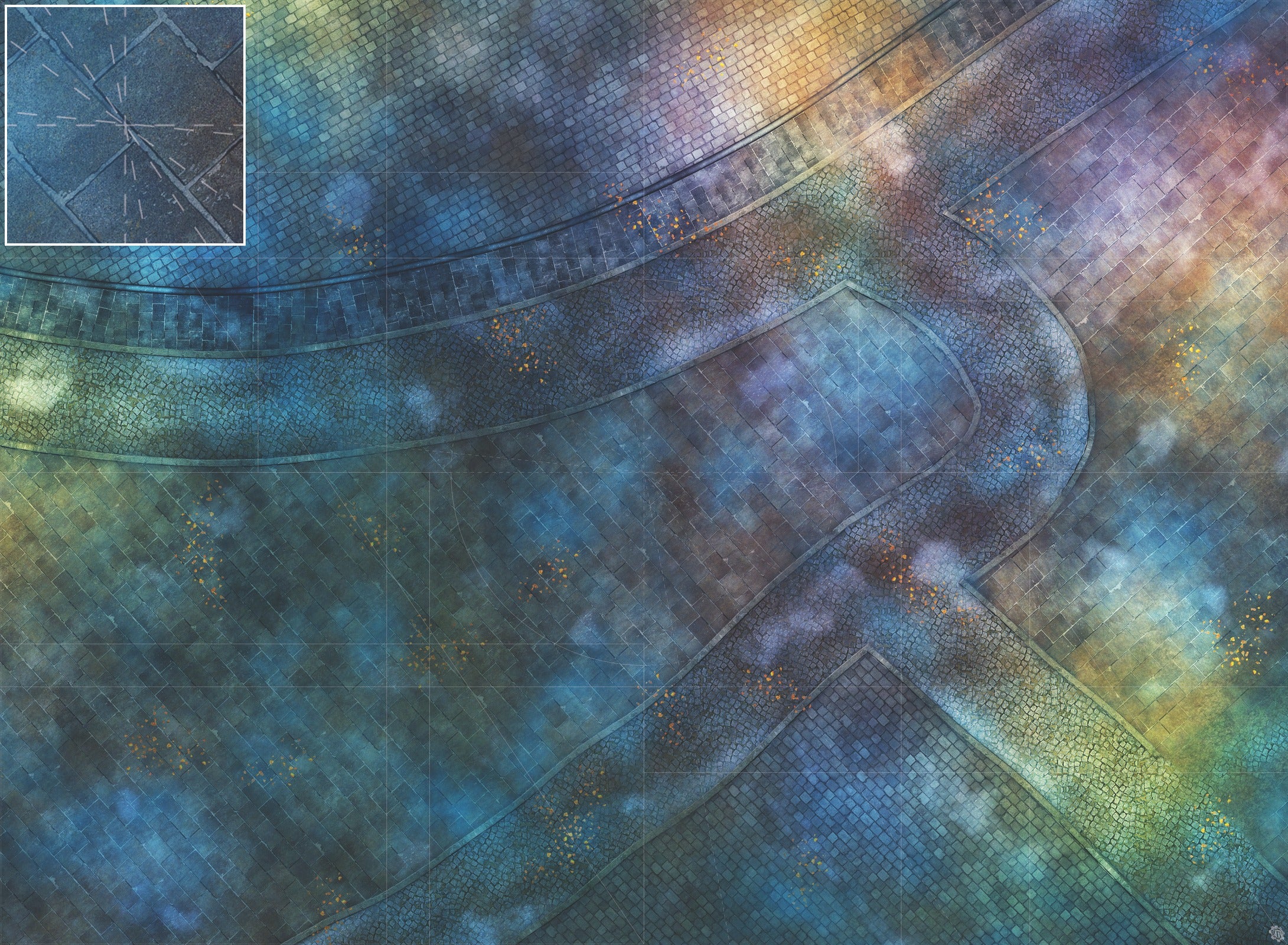 Mats by Mars: London Magic Tabletop Wargaming Play Mat