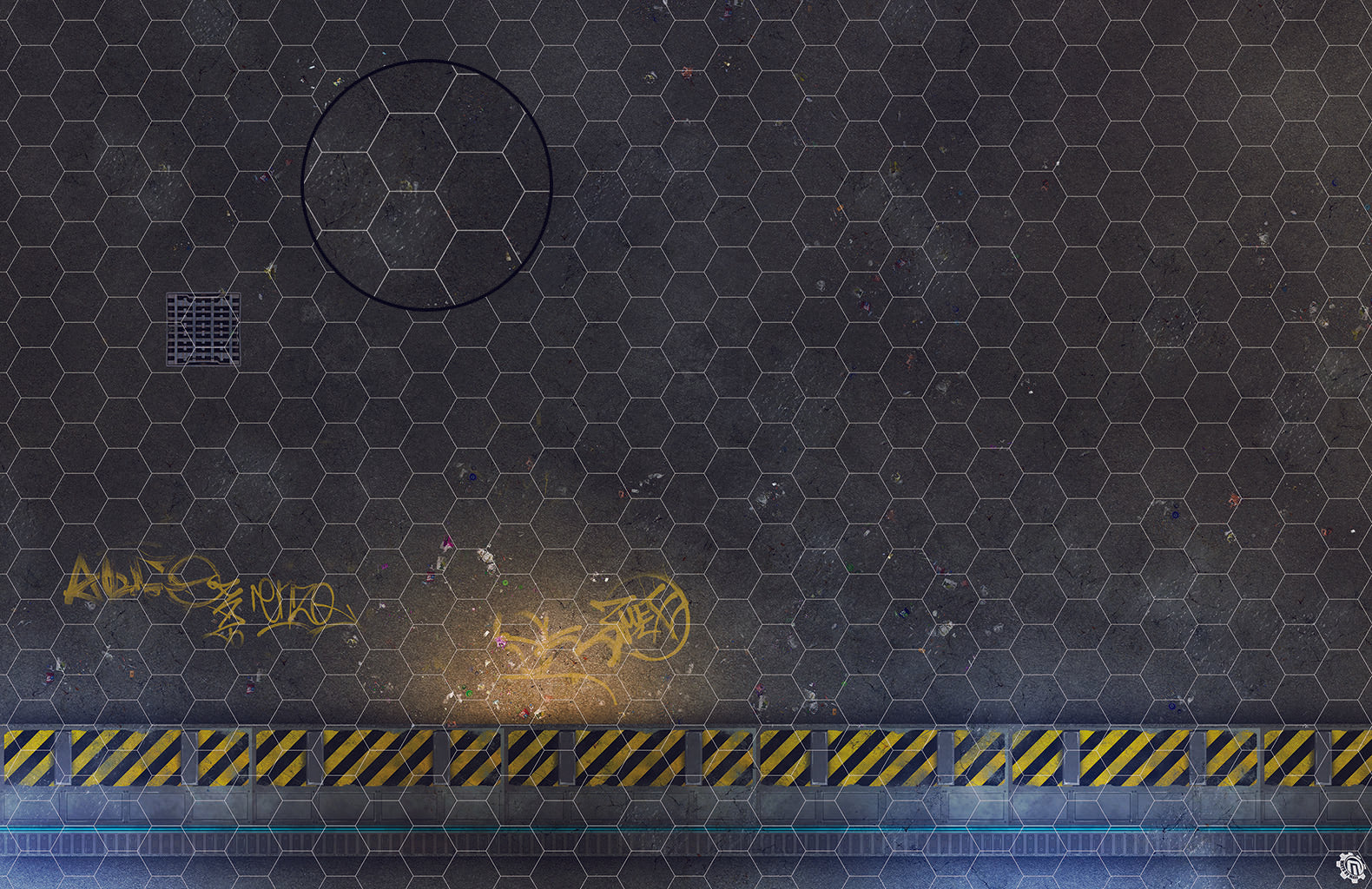 Mats by Mars: Loading Dock Lot Tabletop Wargaming Play Mat