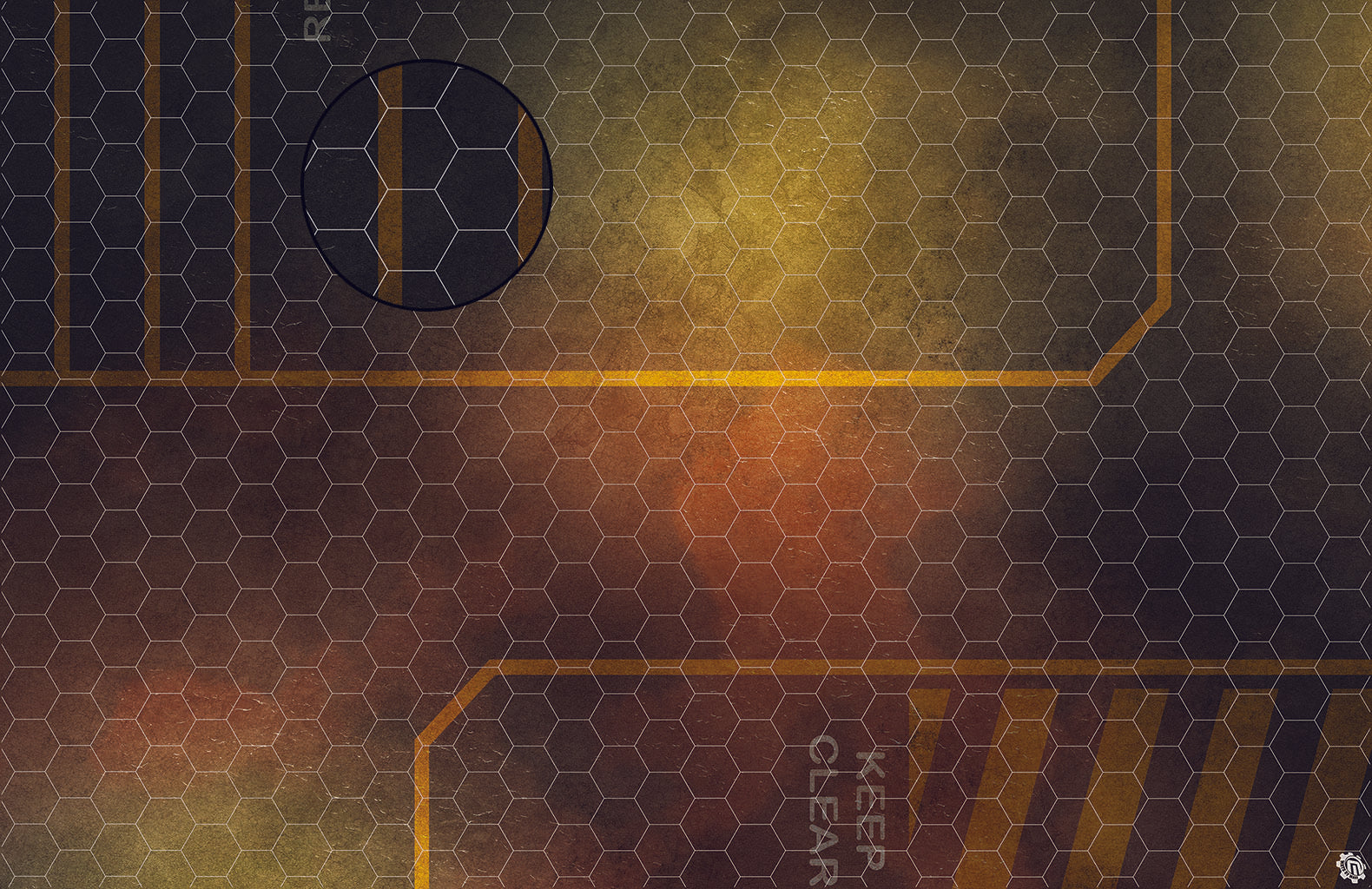 Mats by Mars: Restricted Zone Tabletop Wargaming Play Mat