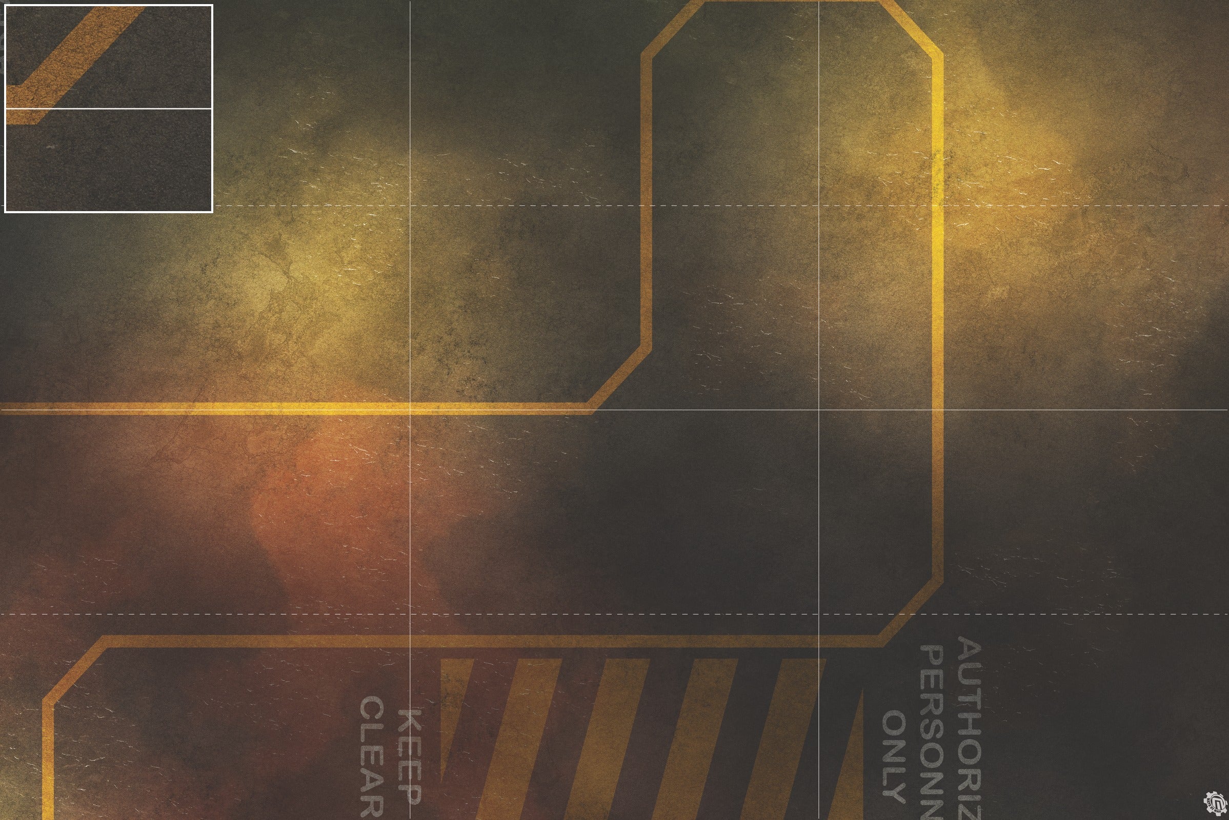Mats by Mars: Restricted Zone Tabletop Wargaming Play Mat