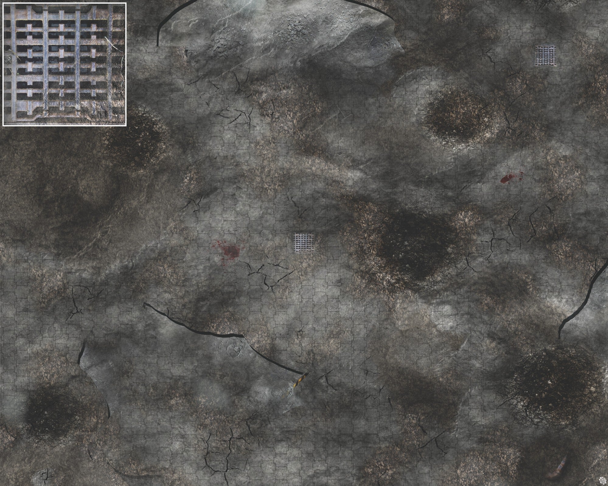 Mats by Mars: Urban Strike Tabletop Wargaming Play Mat