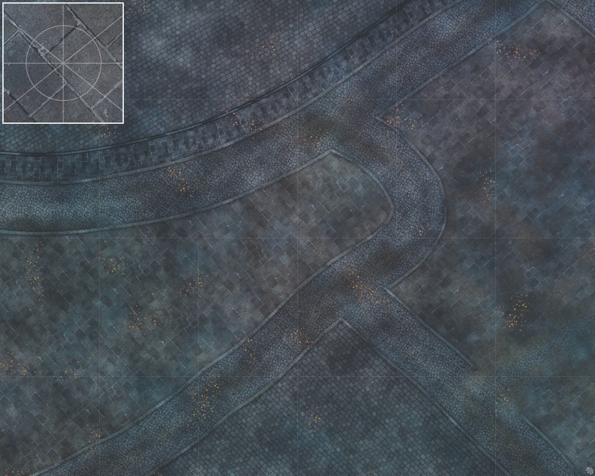 Mats by Mars: London Fog Tabletop Wargaming Play Mat