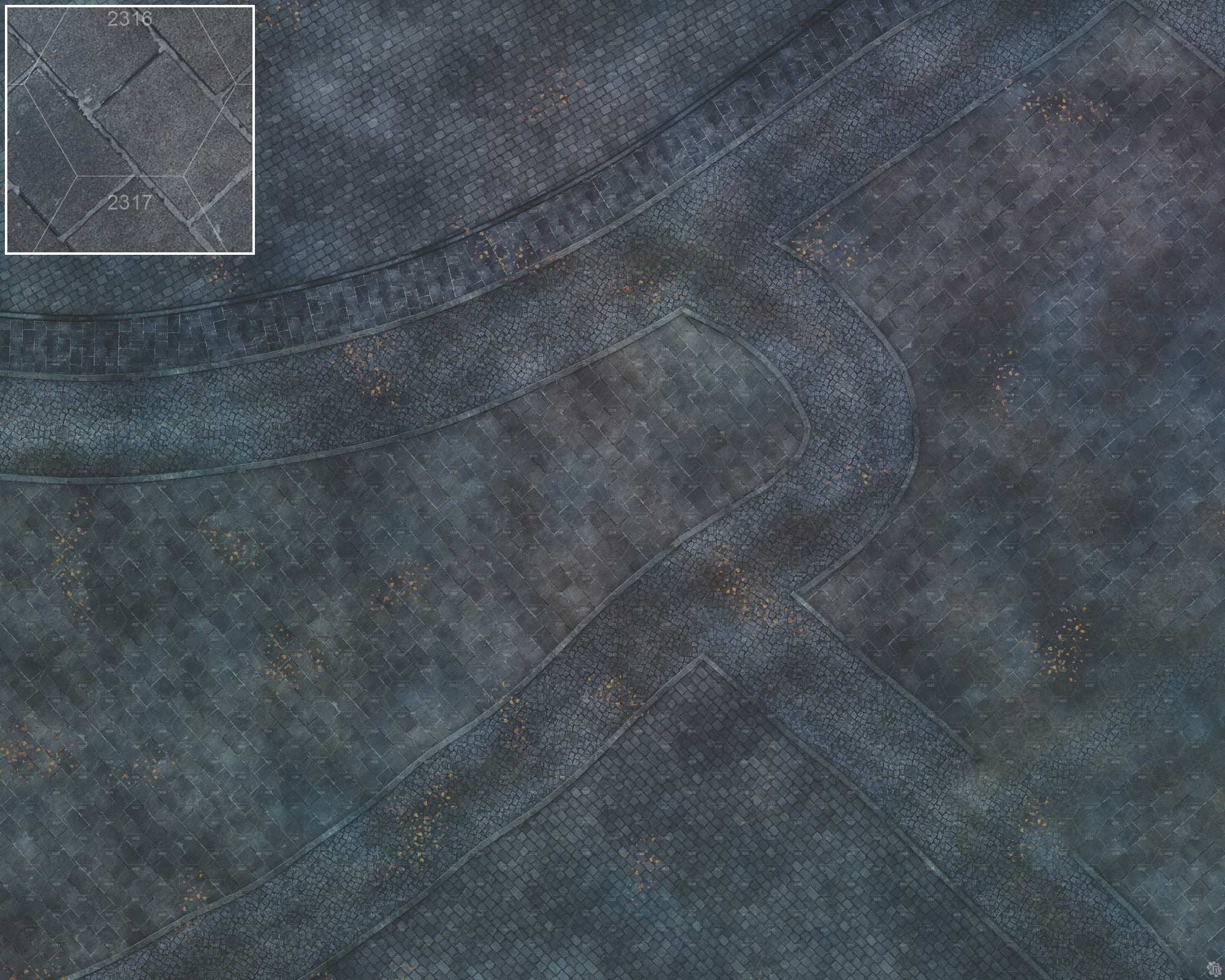 Mats by Mars: London Fog Tabletop Wargaming Play Mat