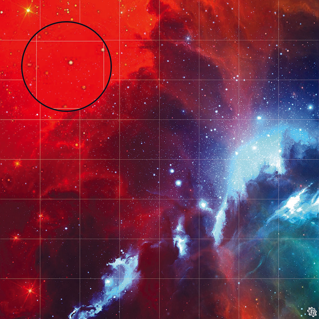 Mats by Mars: Fire Storm Tabletop Wargaming Space Play Mat