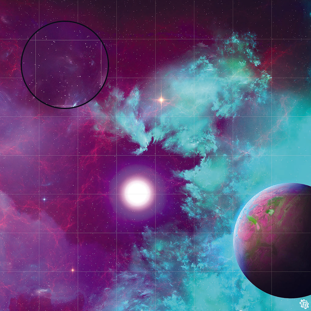 Mats by Mars: Quantum Nemesis Tabletop Wargaming Space Play Mat