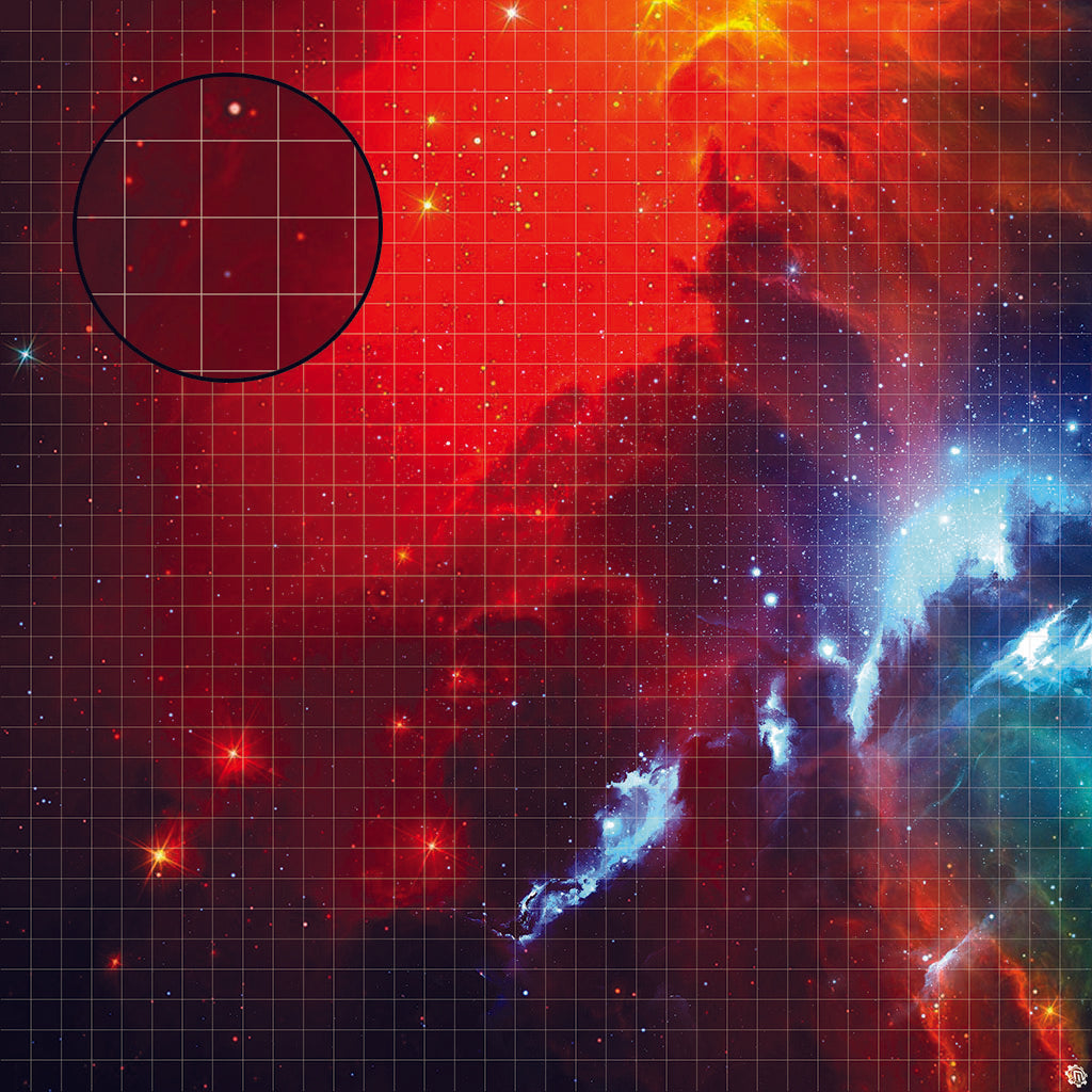 Mats by Mars: Fire Storm Tabletop Wargaming Space Play Mat