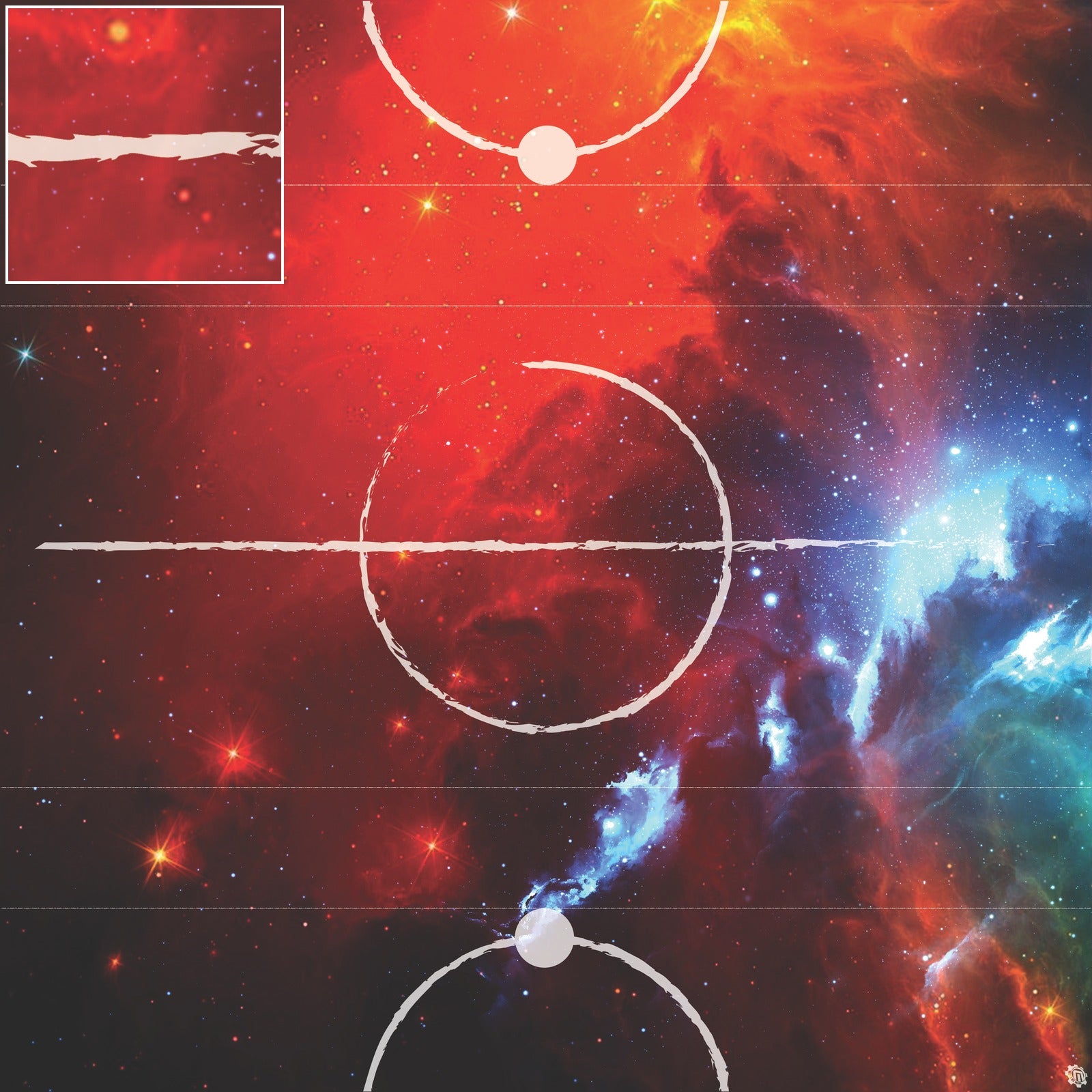 Mats by Mars: Fire Storm Tabletop Wargaming Space Play Mat