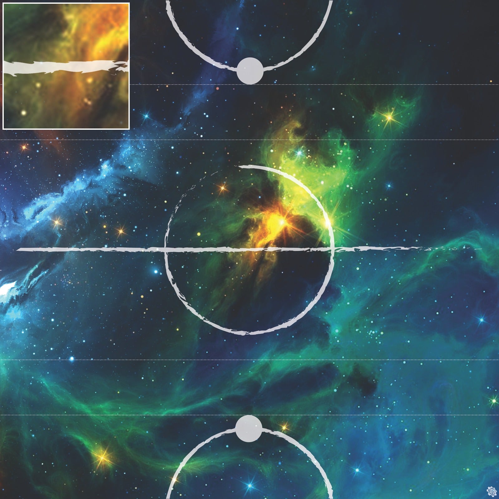 Mats by Mars: Cold Embrace Tabletop Wargaming Space Play Mat