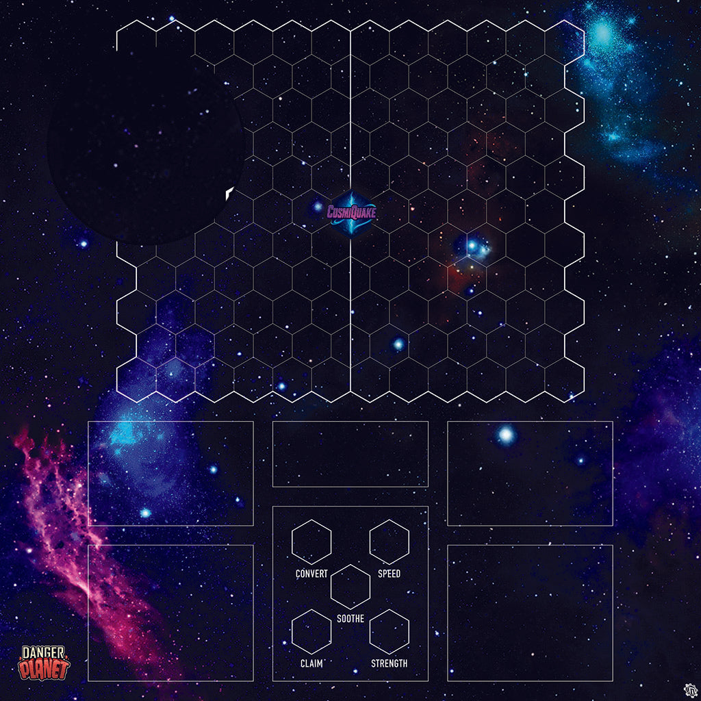 Danger Planet's CosmiQuake Play Mat by Mats by Mars