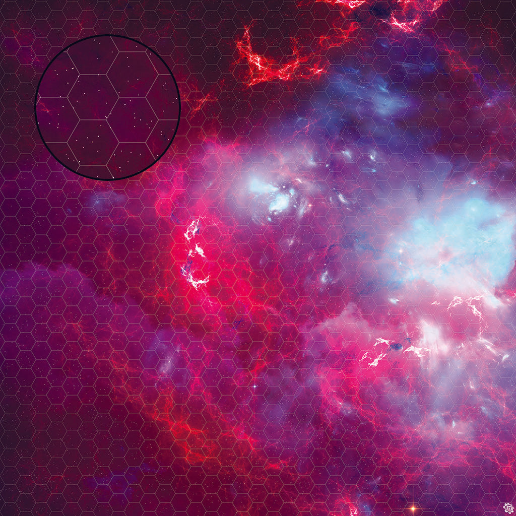 Mats by Mars: Quantum Realm Tabletop Wargaming Space Play Mat