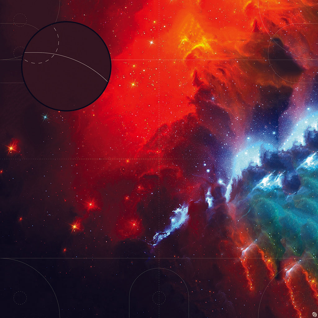 Mats by Mars: Fire Storm Tabletop Wargaming Space Play Mat