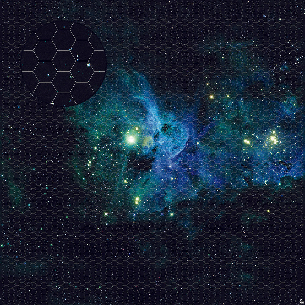 Mats by Mars: Glimmer Dust Tabletop Wargaming Space Play Mat