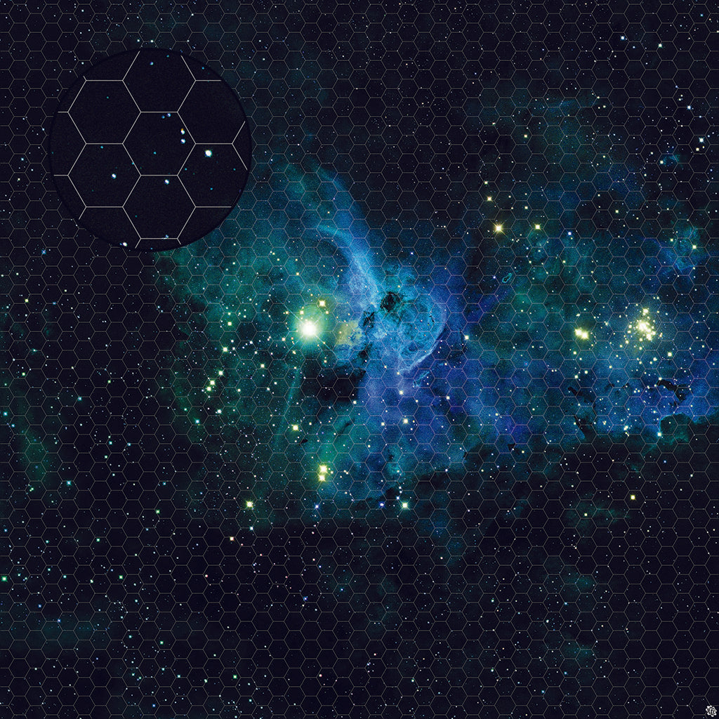 Mats by Mars: Glimmer Dust Tabletop Wargaming Space Play Mat