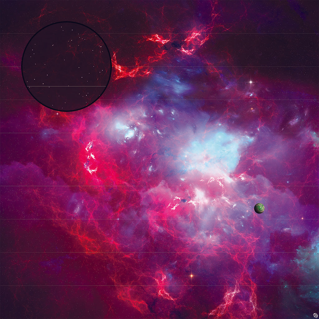 Mats by Mars: Quantum Realm Tabletop Wargaming Space Play Mat