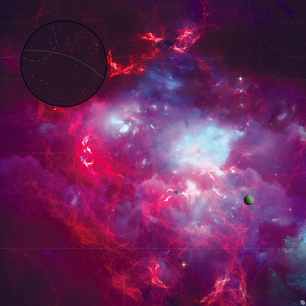 Mats by Mars: Quantum Realm Tabletop Wargaming Space Play Mat