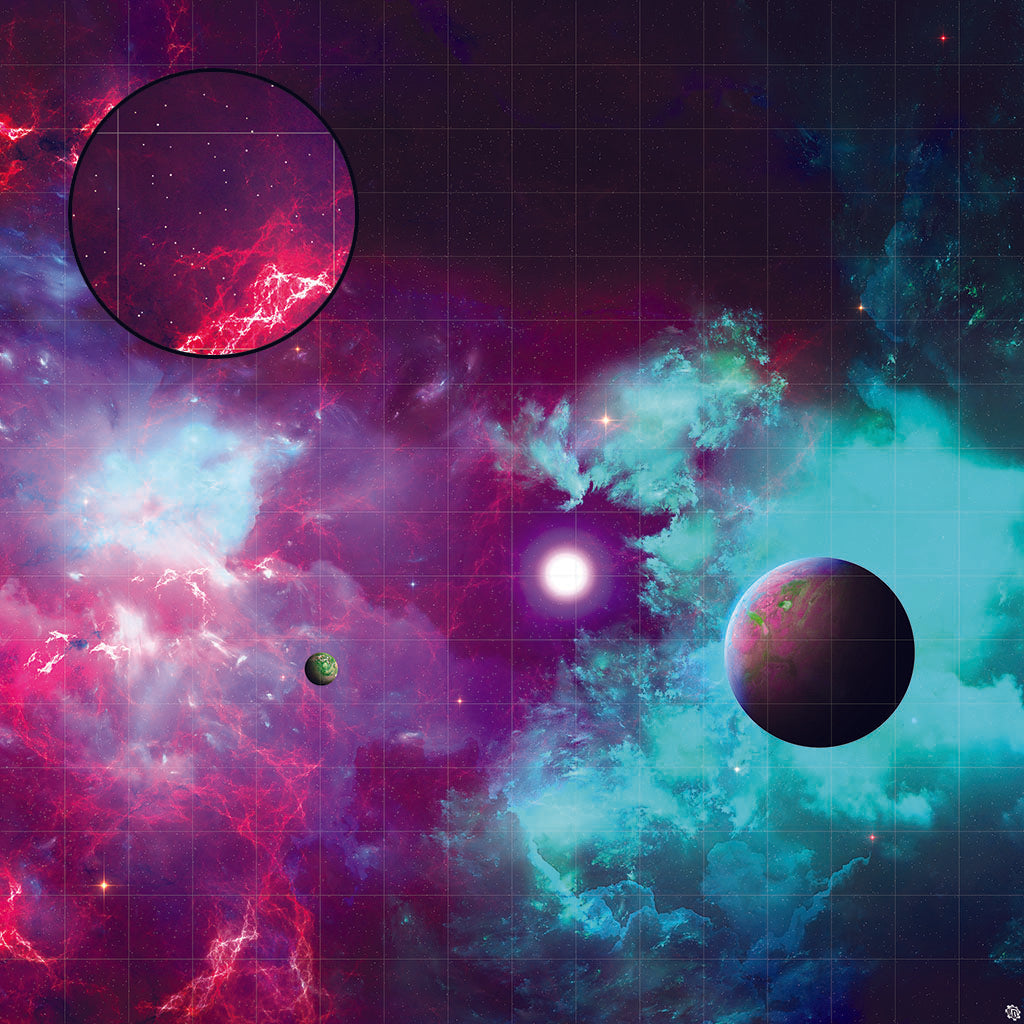 Mats by Mars: Quantum Nemesis Tabletop Wargaming Space Play Mat