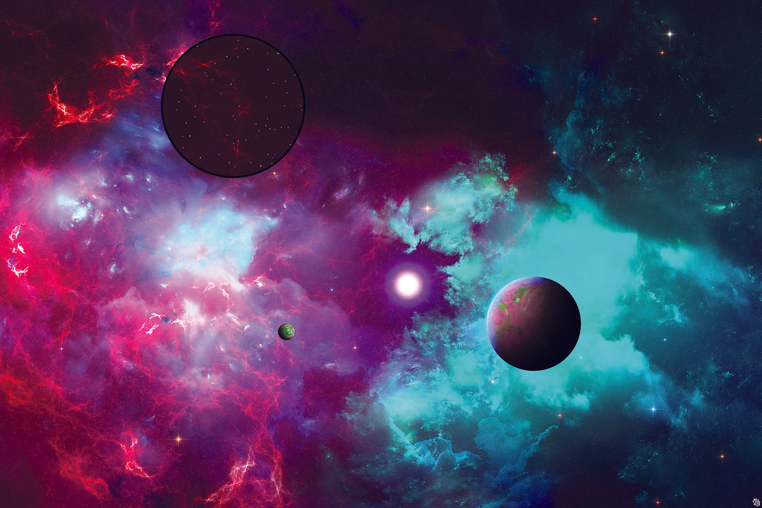 Mats by Mars: Quantum Nemesis Tabletop Wargaming Space Play Mat